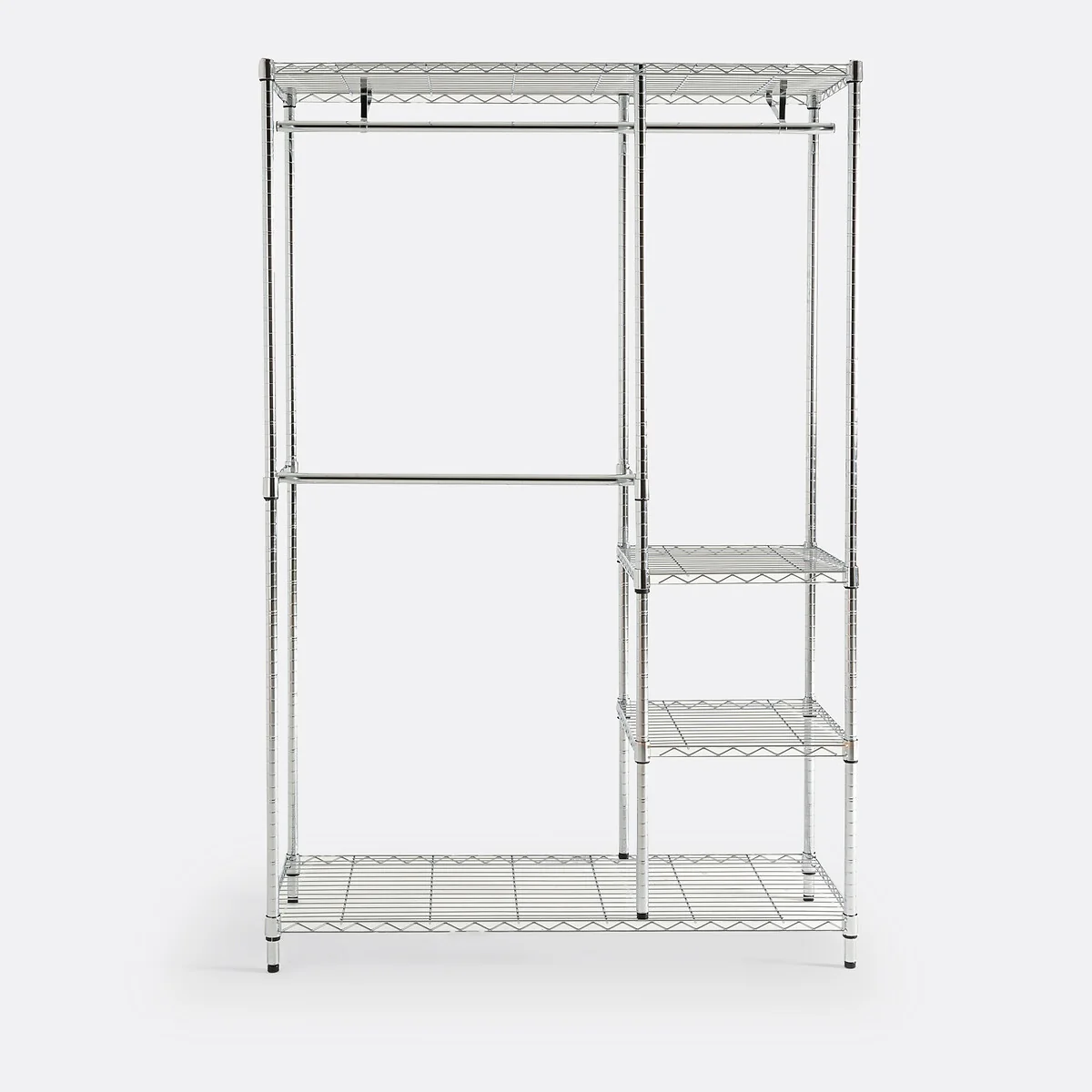 Fozzo 2-Rail 4-Shelf Wardrobe Unit – image 3