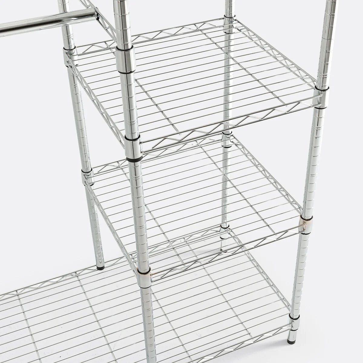 Fozzo 2-Rail 4-Shelf Wardrobe Unit – image 5