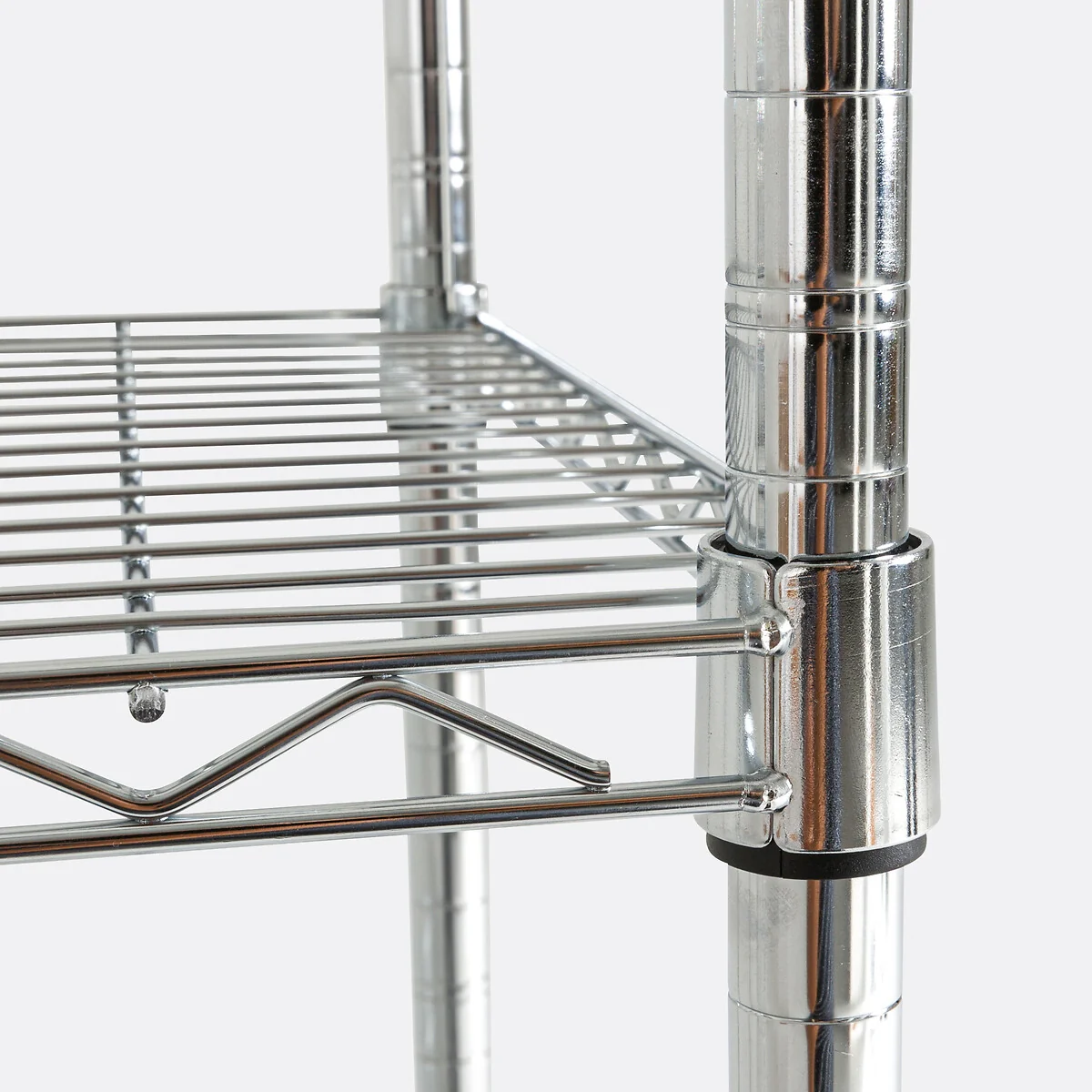 Fozzo 2-Rail 4-Shelf Wardrobe Unit – image 6