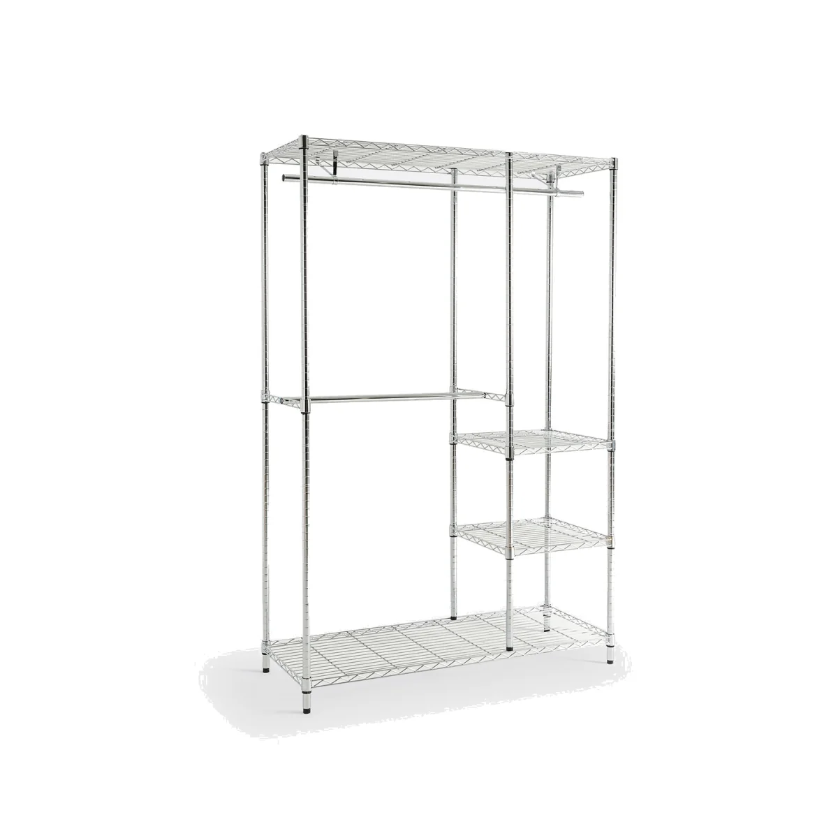 Fozzo 2-Rail 4-Shelf Wardrobe Unit – image 1