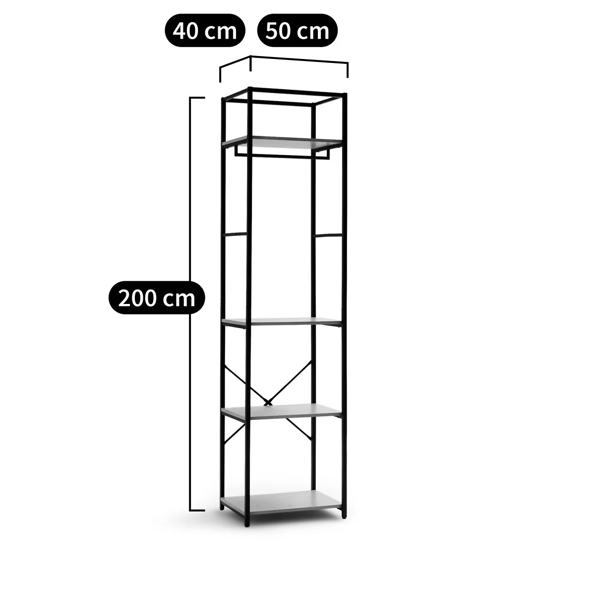 Adarbi Wardrobe Module, L50cm – image 10