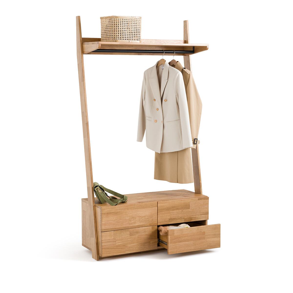 Domeno Solid Oak 4-Drawer Wardrobe Unit – image 3