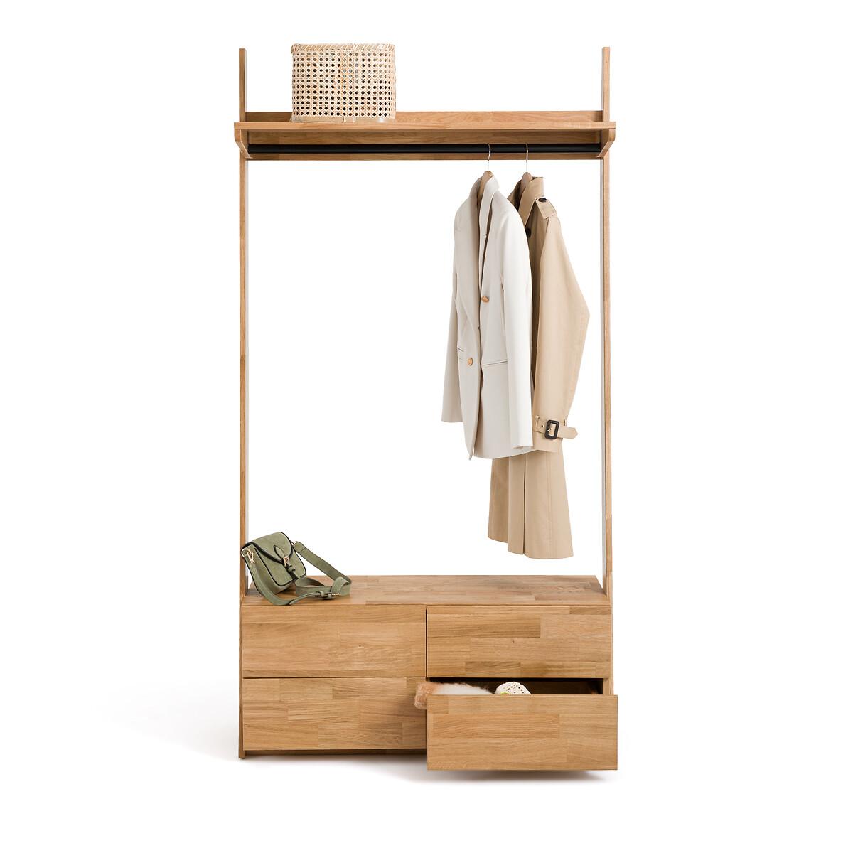Domeno Solid Oak 4-Drawer Wardrobe Unit – image 4