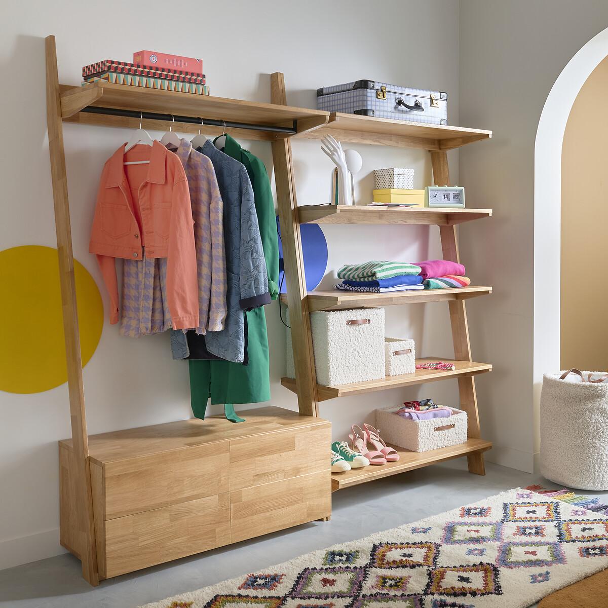 Domeno Solid Oak 4-Drawer Wardrobe Unit – image 9