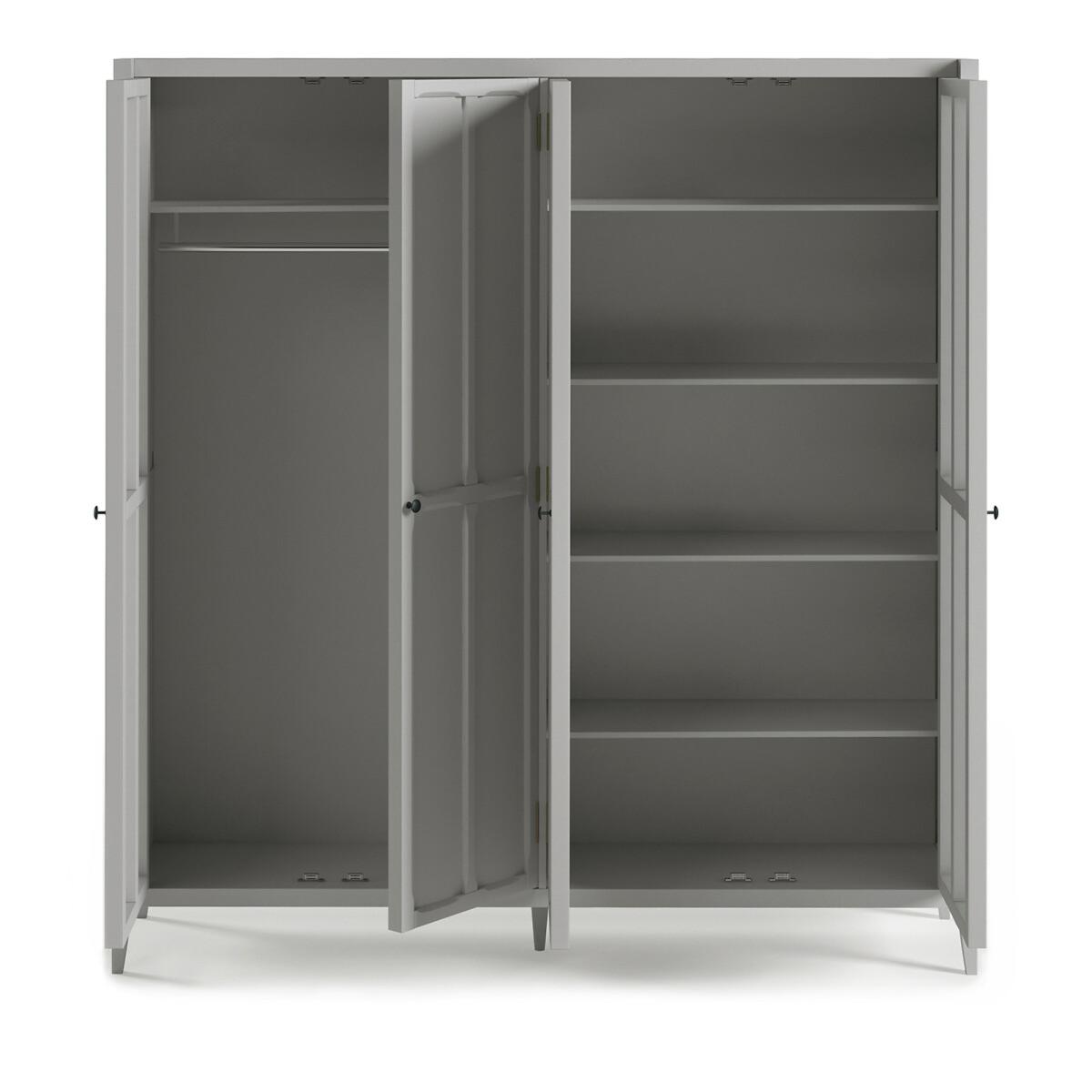 Eugenie Oak Veneer 4-Door Wardrobe – image 4