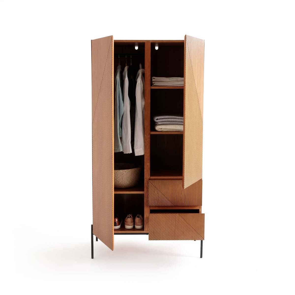 Lodge 2-Door Wardrobe – image 4