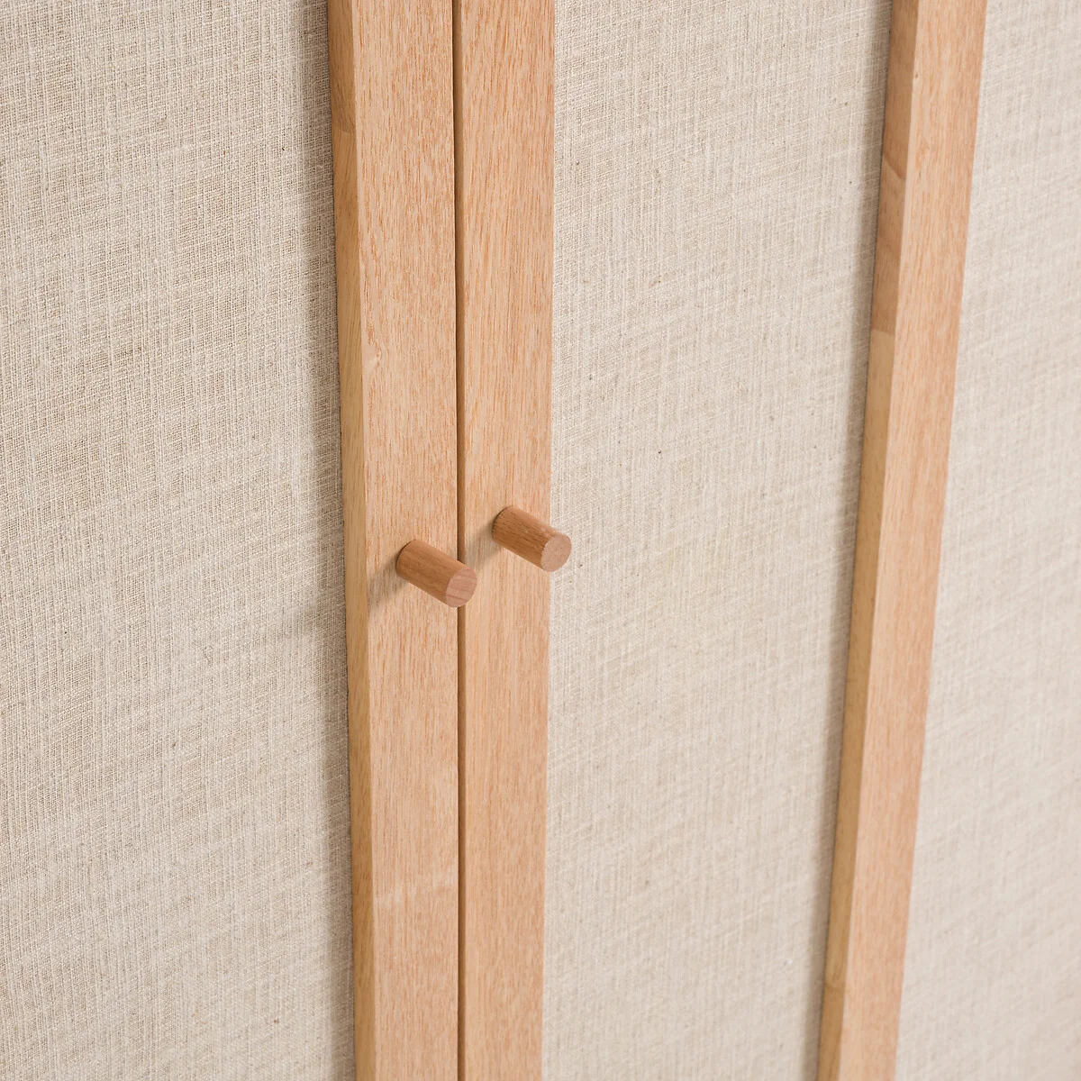 Esmara 2-Door Ash Veneer and Linen Wardrobe – image 6