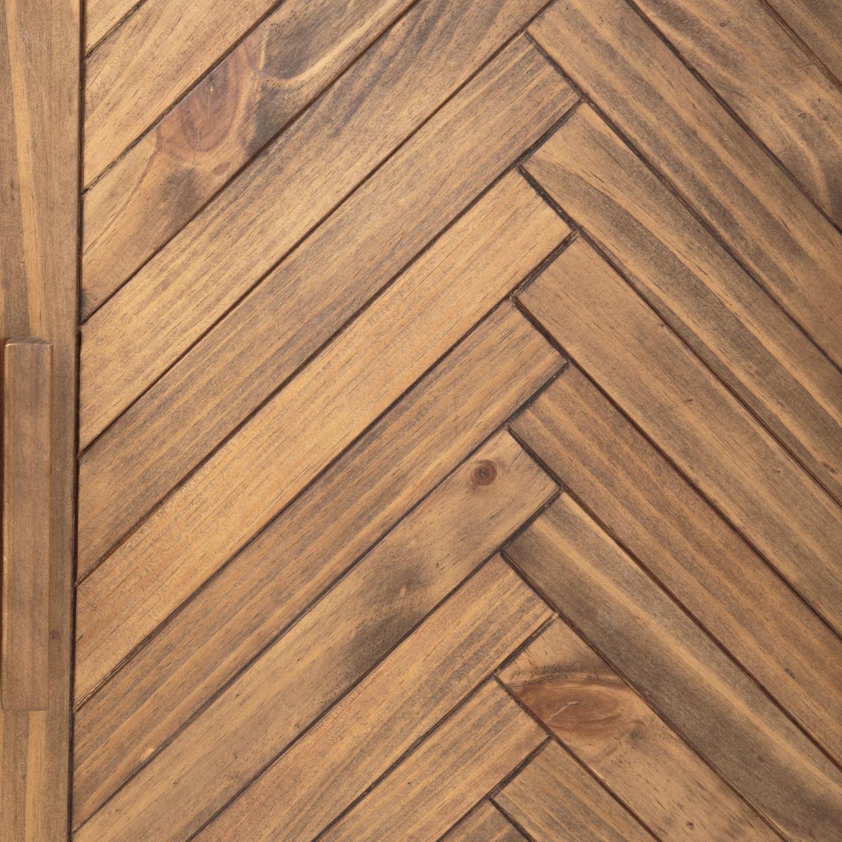 Nottingham Herringbone Parquet 2-Door Solid Pine Wardrobe – image 5
