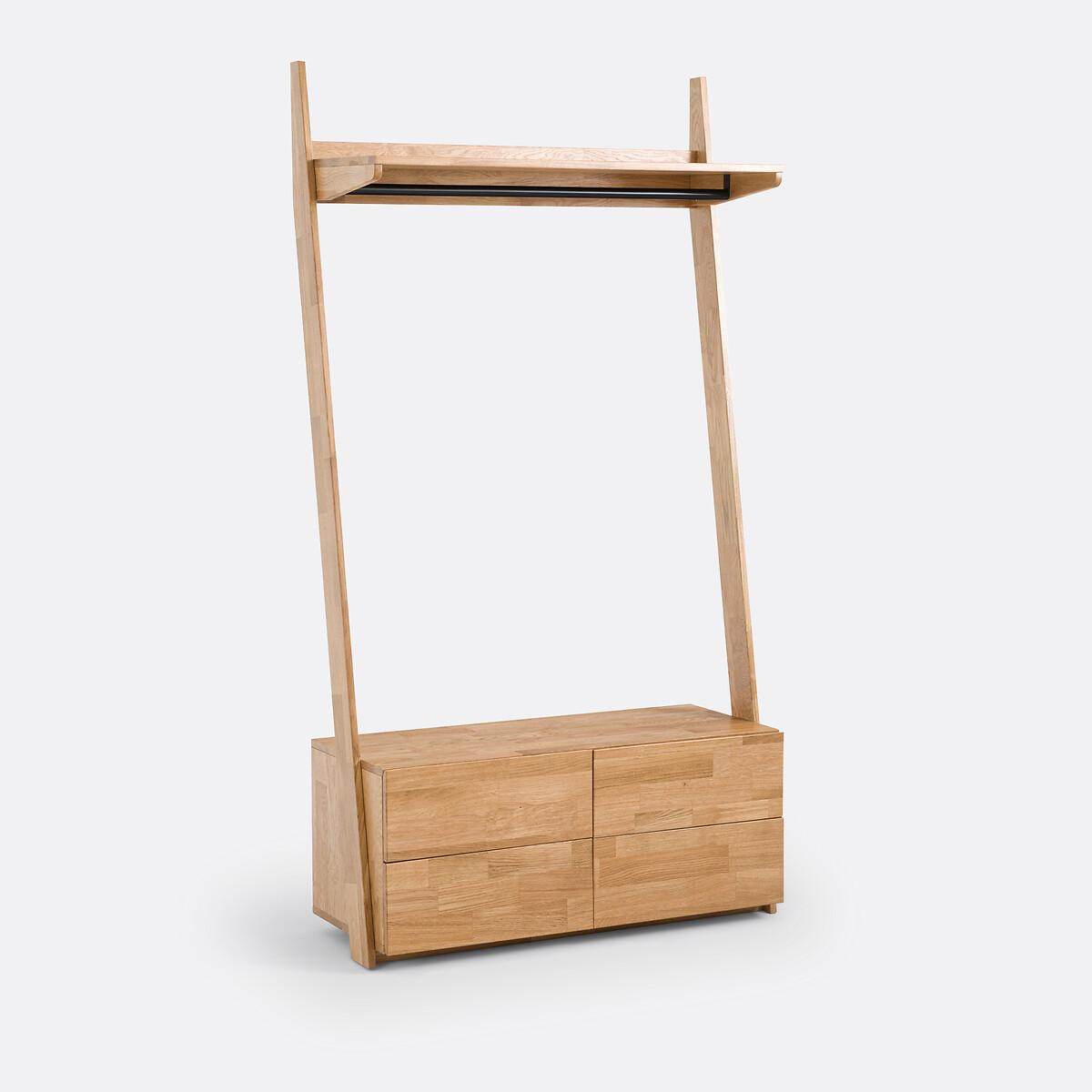 Domeno Solid Oak 4-Drawer Wardrobe Unit – image 2
