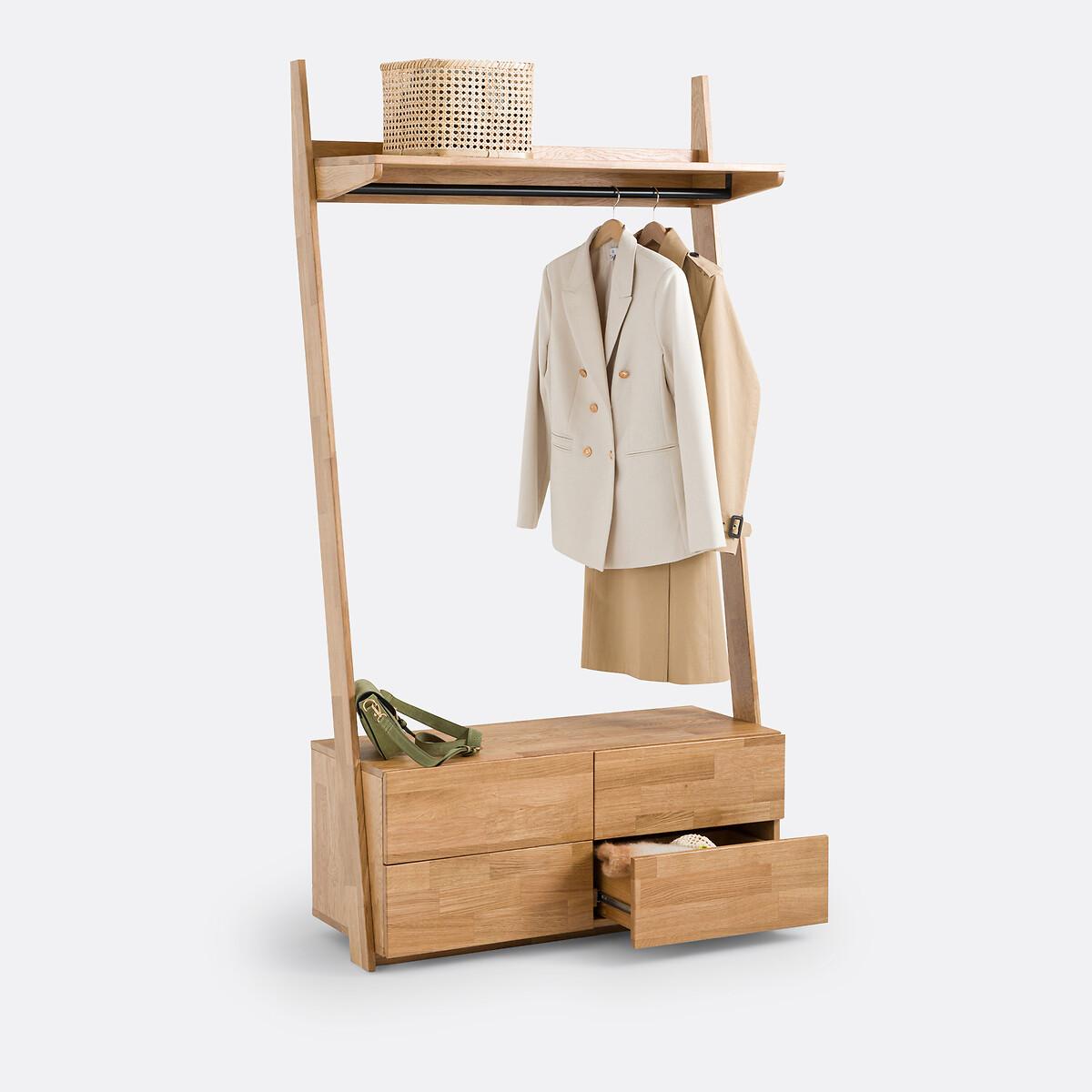Domeno Solid Oak 4-Drawer Wardrobe Unit – image 4