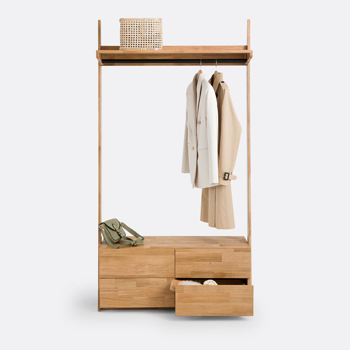 Domeno Solid Oak 4-Drawer Wardrobe Unit – image 5