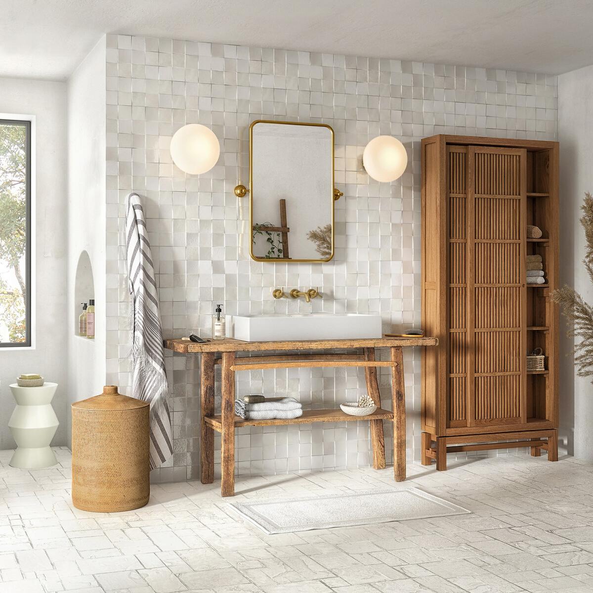 Castilla Teak Wardrobe – image 7