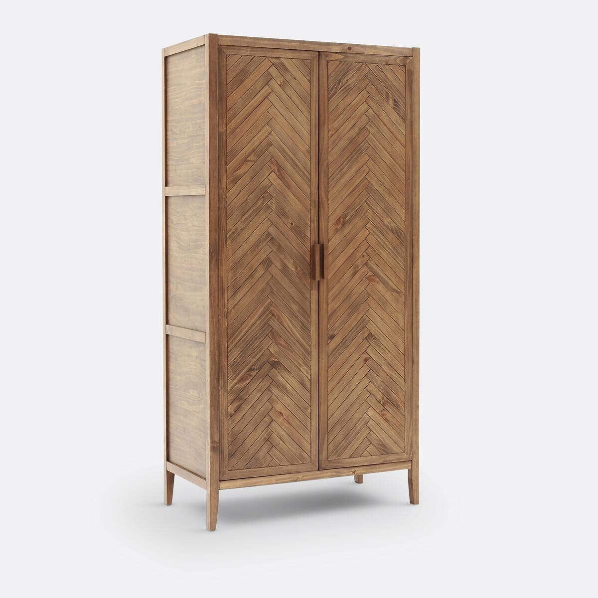 Nottingham 2-Door Solid Pine Wardrobe – image 2