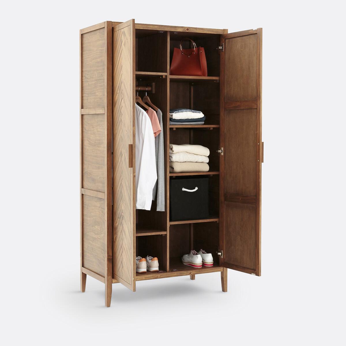 Nottingham 2-Door Solid Pine Wardrobe – image 5
