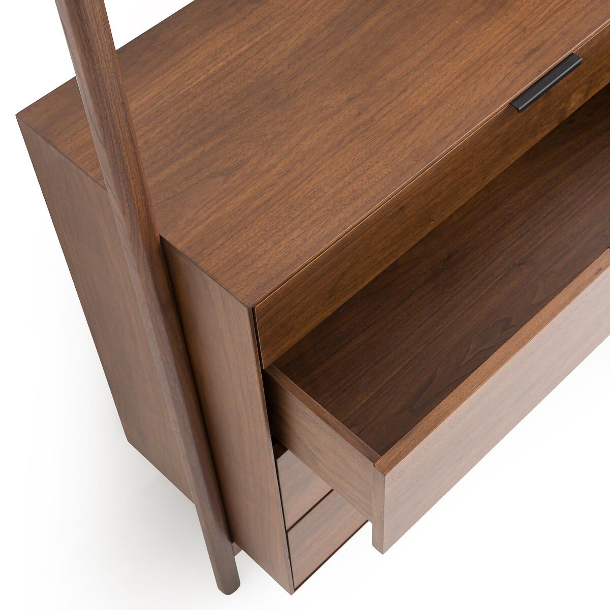Rory Walnut Wardrobe Drawer Dressing Room Unit – image 3