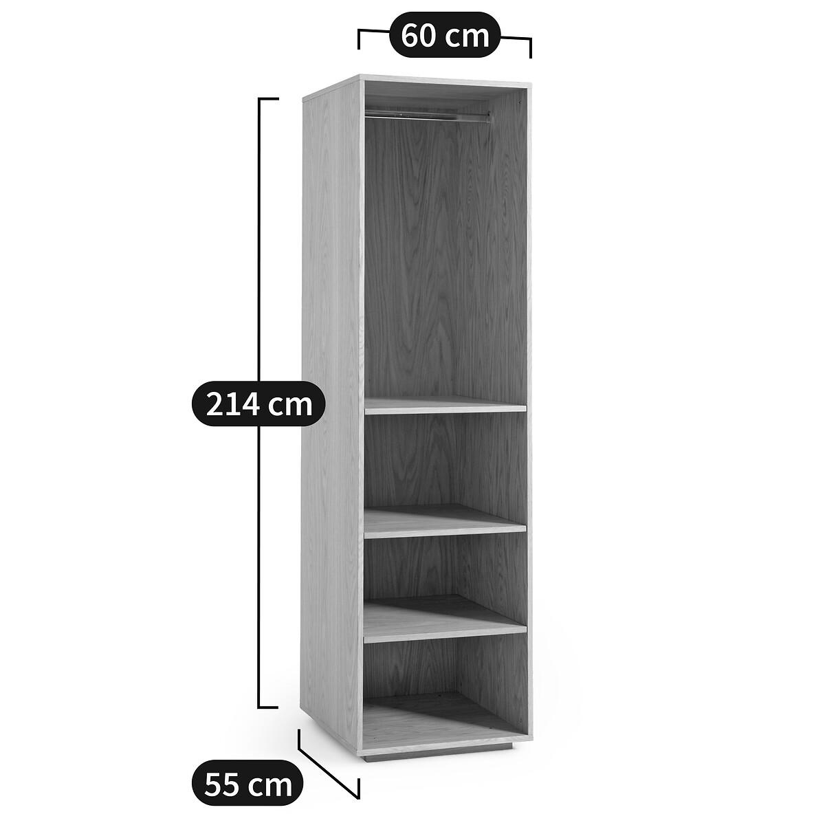 Johanez Walnut 60cm Wardrobe Unit – image 10