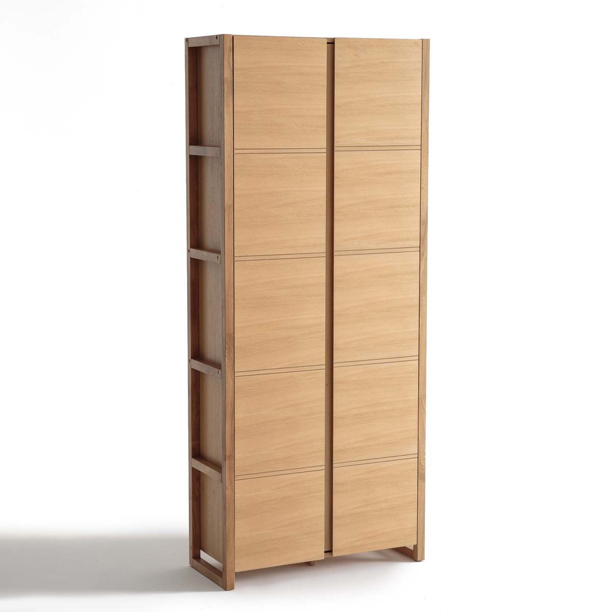 COMPO Scandi-Style Oak Double Wardrobe – image 2