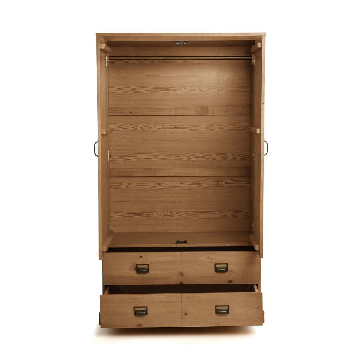 LINDLEY Solid Pine Double Wardrobe – image 4