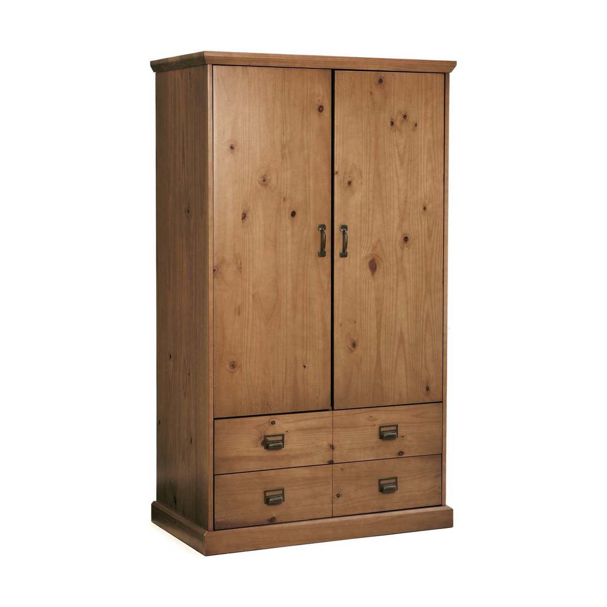 LINDLEY Solid Pine Double Wardrobe – image 2