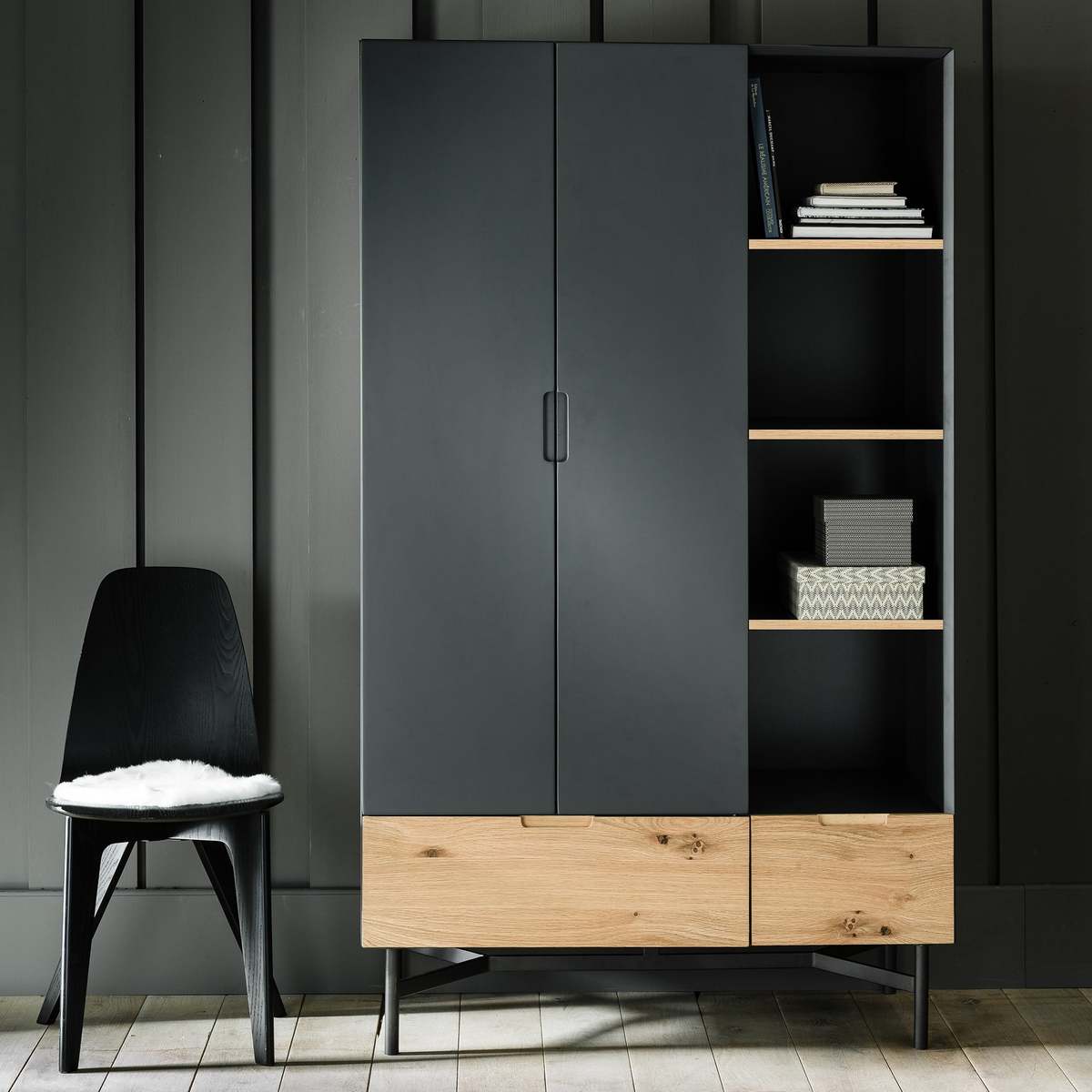 LORA Double Wardrobe with Shelves – image 6