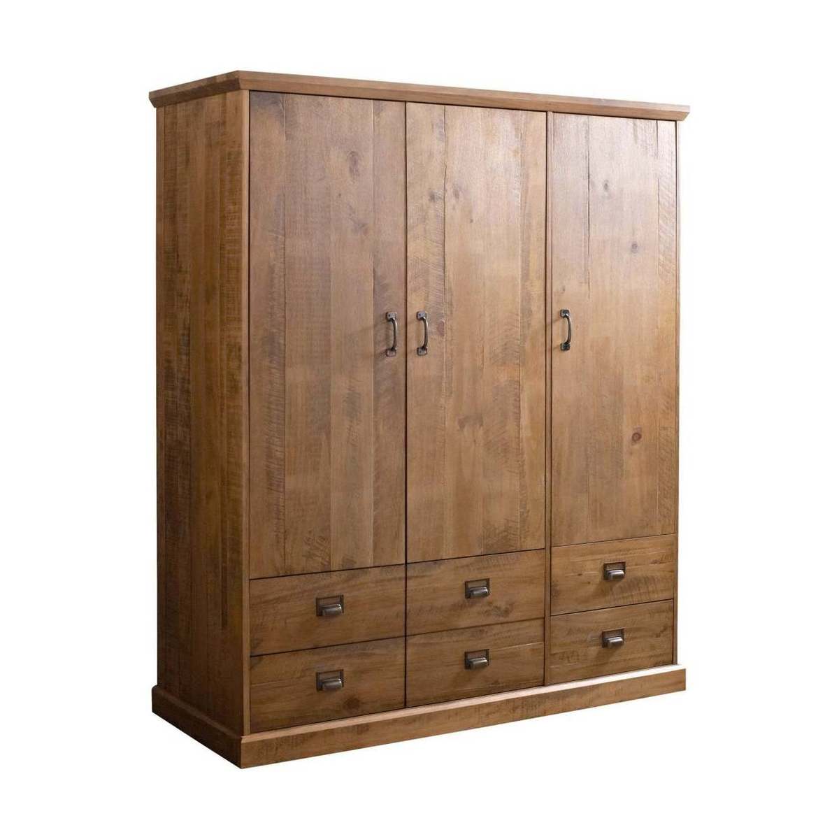 Lindley 3-Door, 4-Drawer Wardrobe – image 1