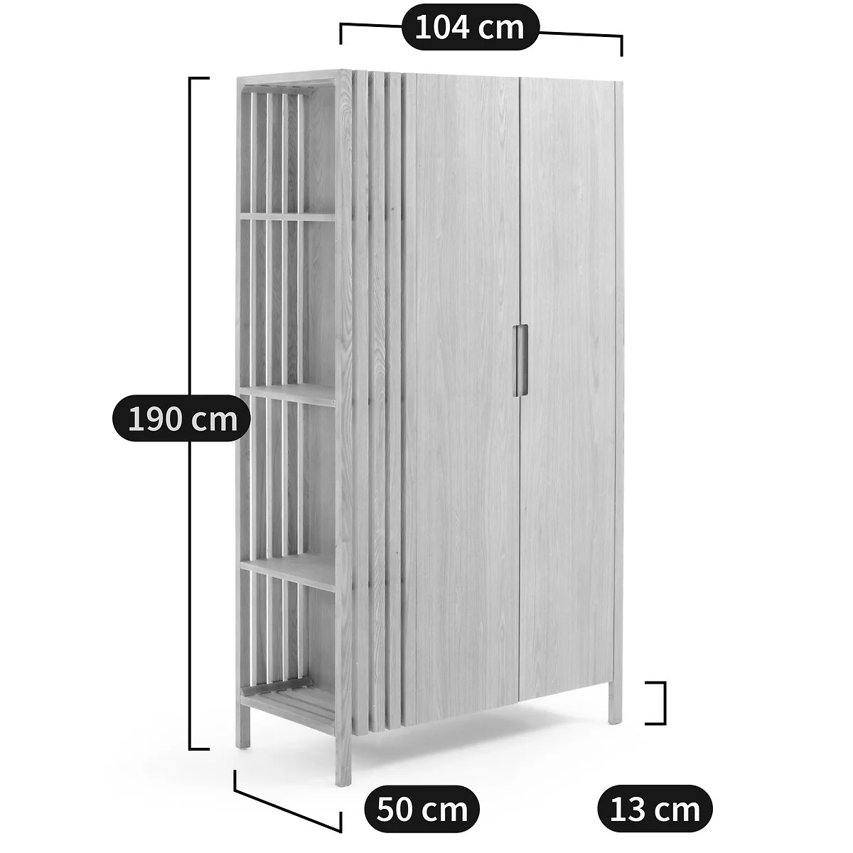 Theonie Double Wardrobe – image 9