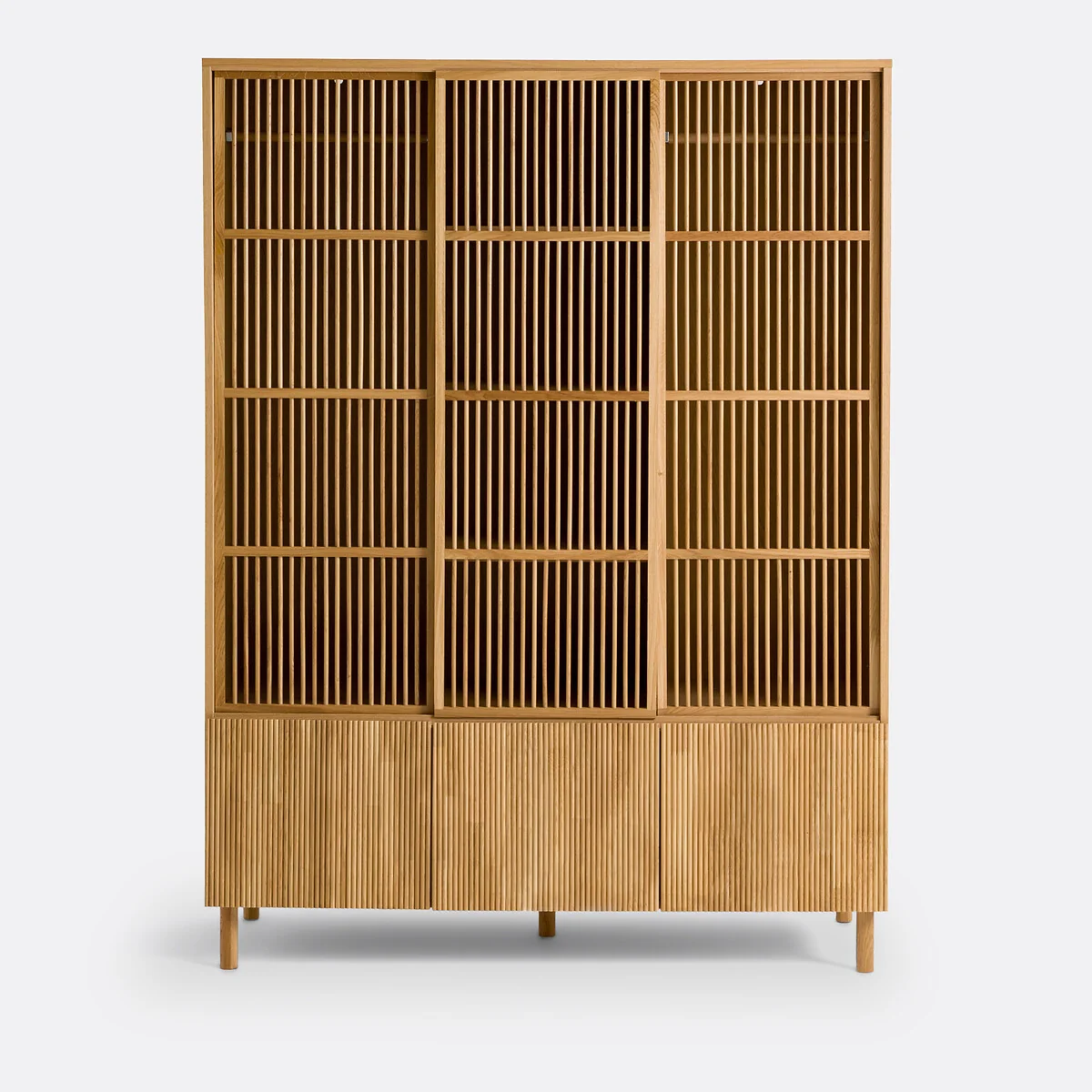 Bilbao Wardrobe in Oak and Veneer with 6 Doors – image 3