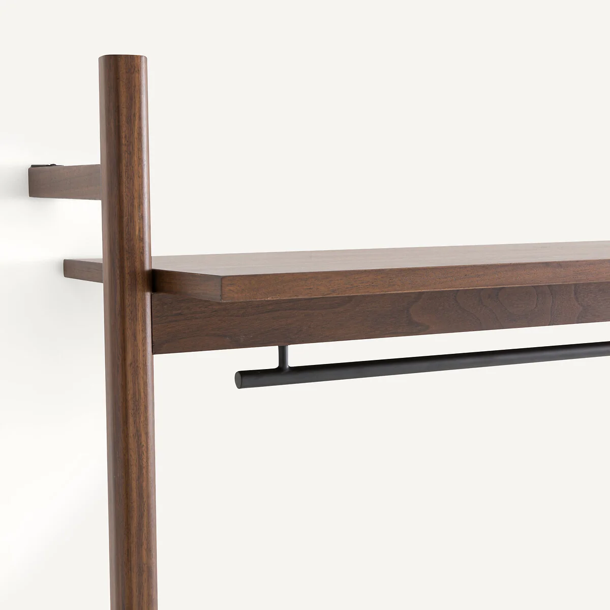 Rory Hanging Rail For Wardrobe in Walnut and Veneer – image 4