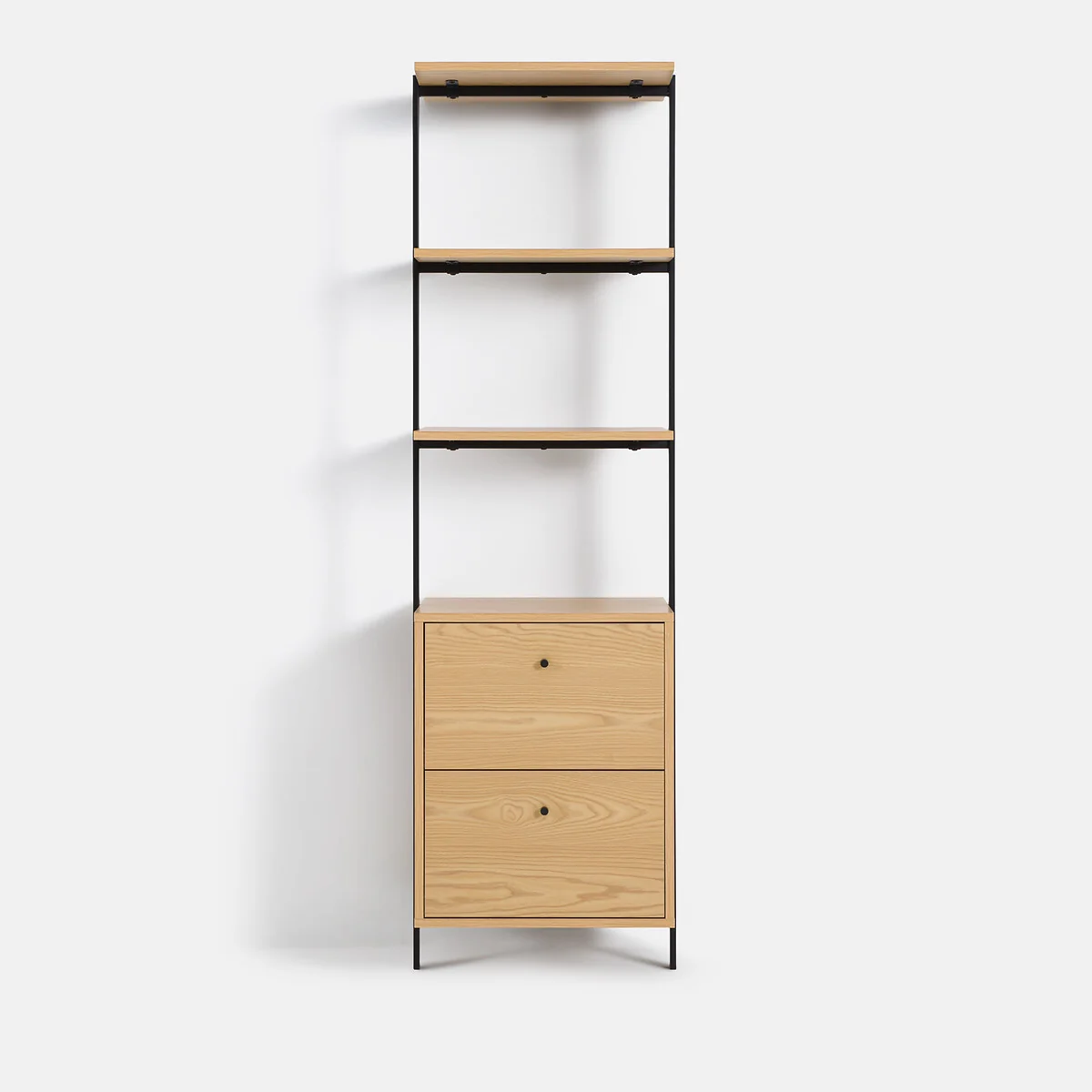 Talist 3-Shelf Wardrobe Module with 2 Drawers – image 3