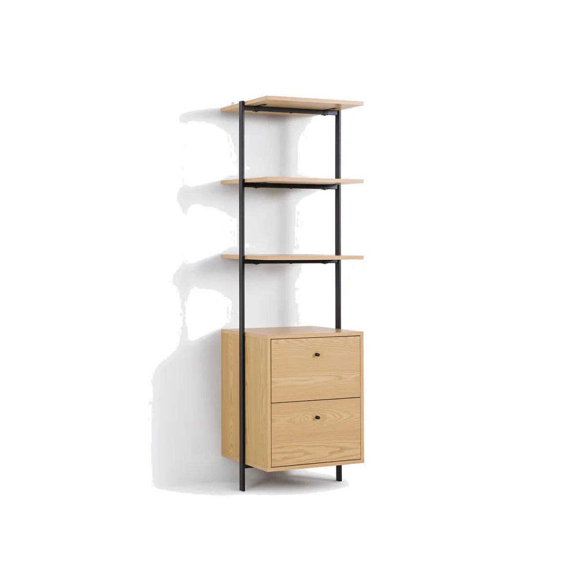 Talist 3-Shelf Wardrobe Module with 2 Drawers – image 1