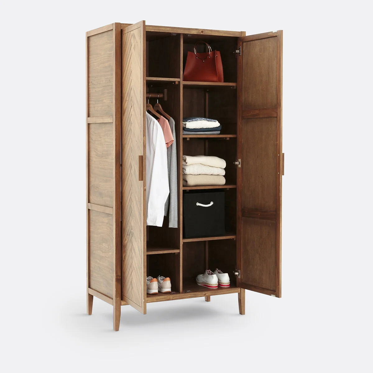 NOTTINGHAM Pine Parque Wardrobe – image 5