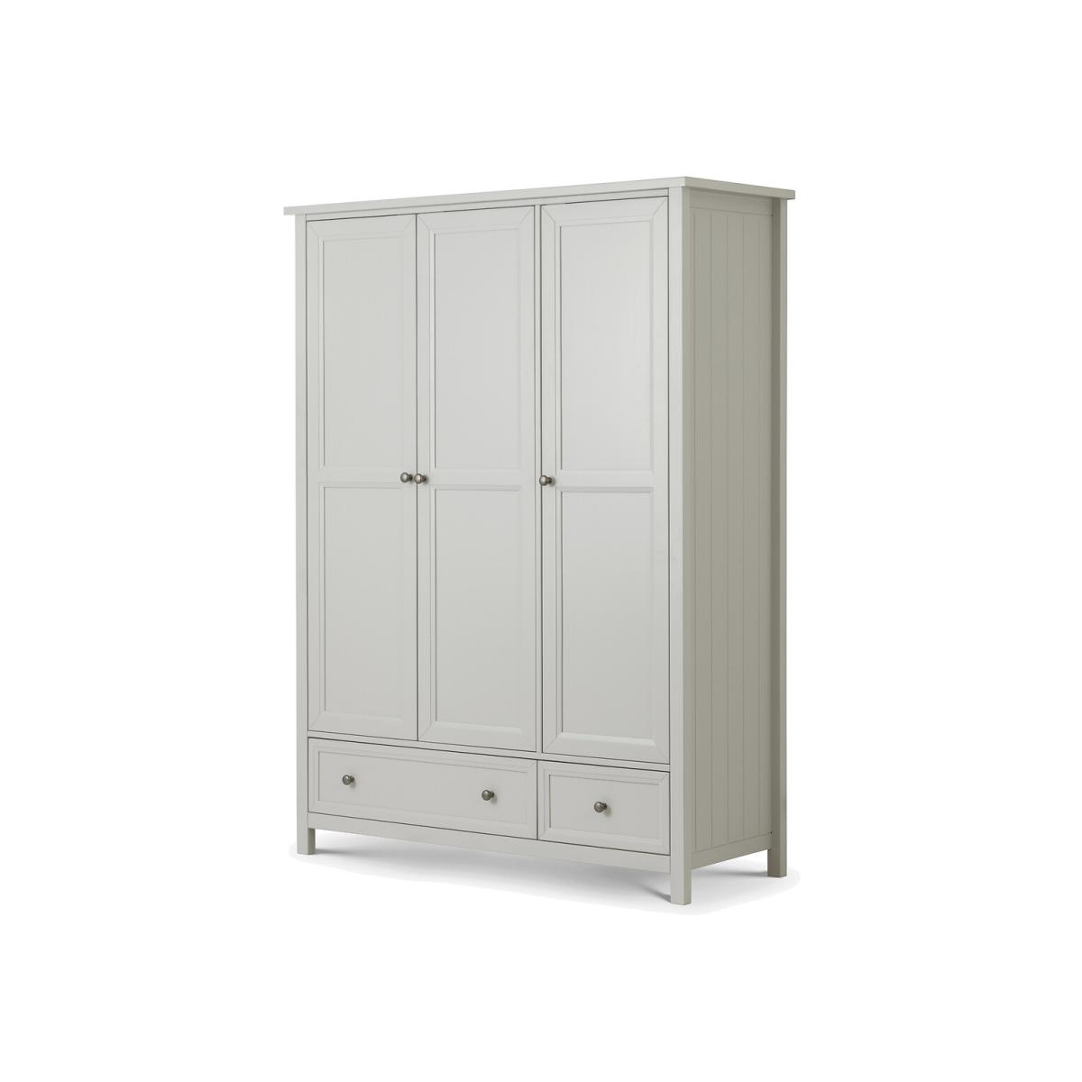 Portland Shaker Style 3 Door Combination Wardrobe