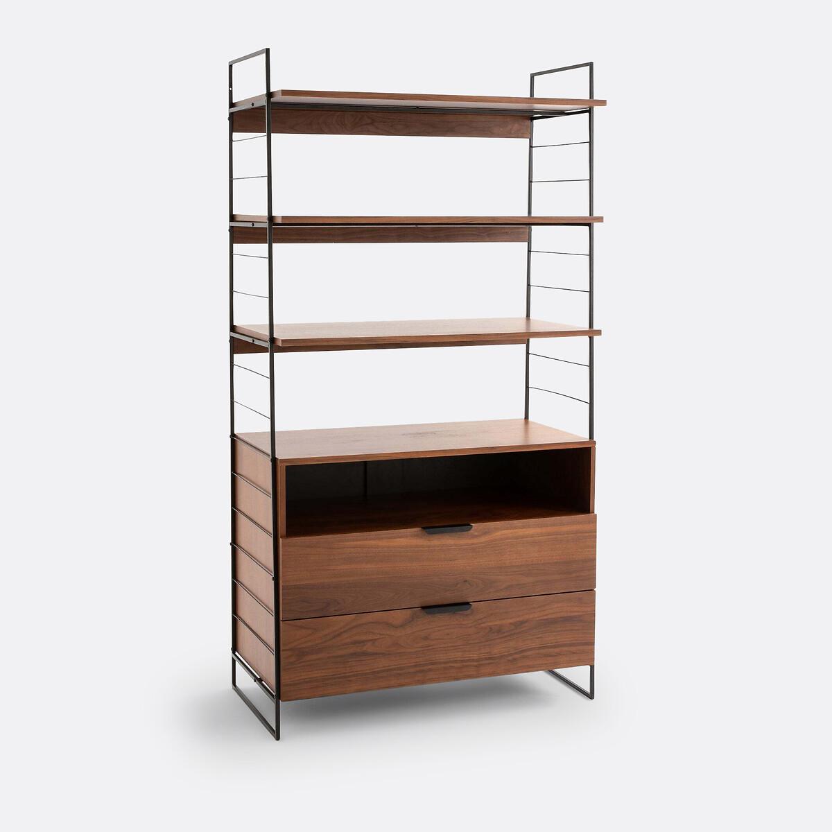 Watford Wide Wardrobe Module with 2 Drawers & 3 Shelves – image 2