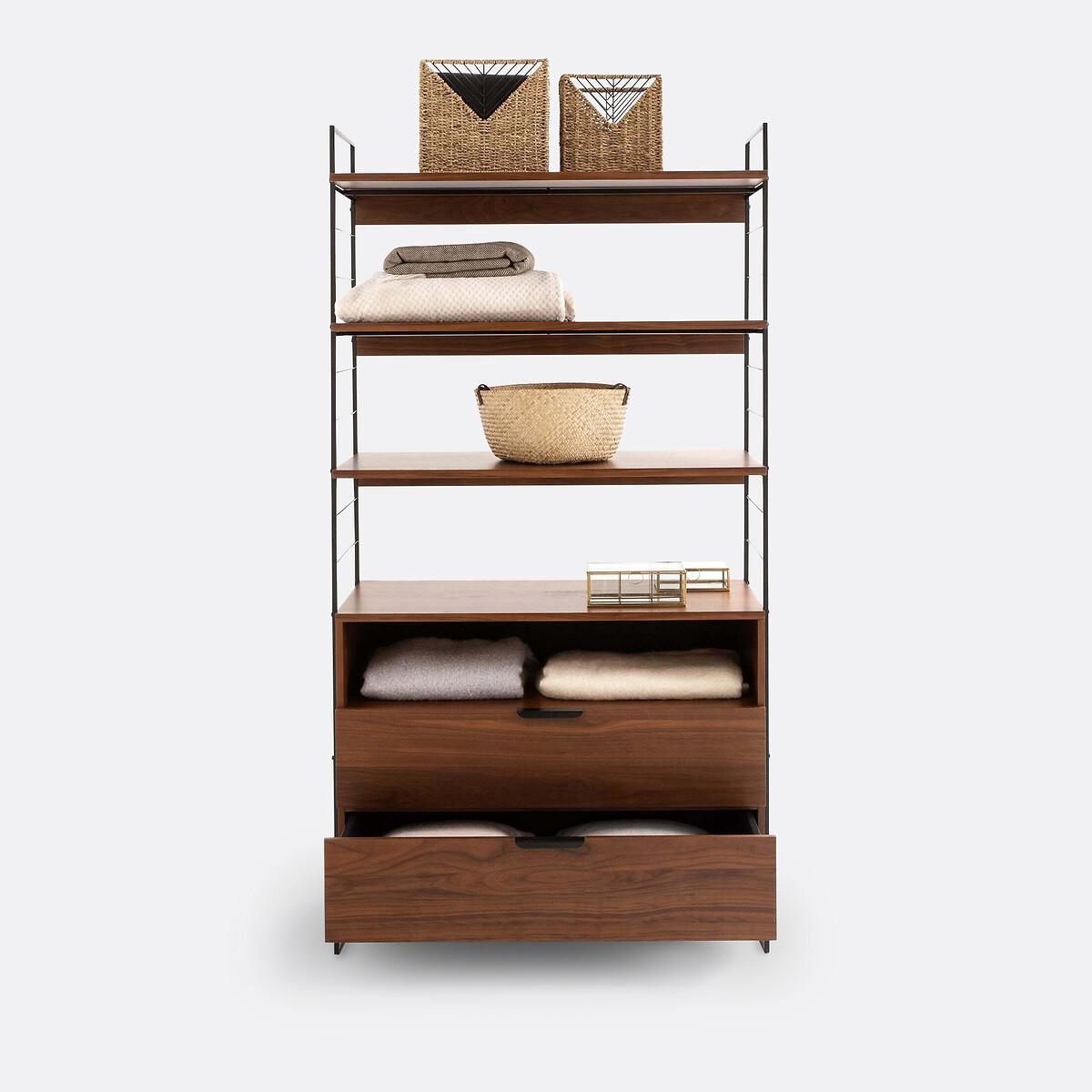 Watford Wide Wardrobe Module with 2 Drawers & 3 Shelves – image 5
