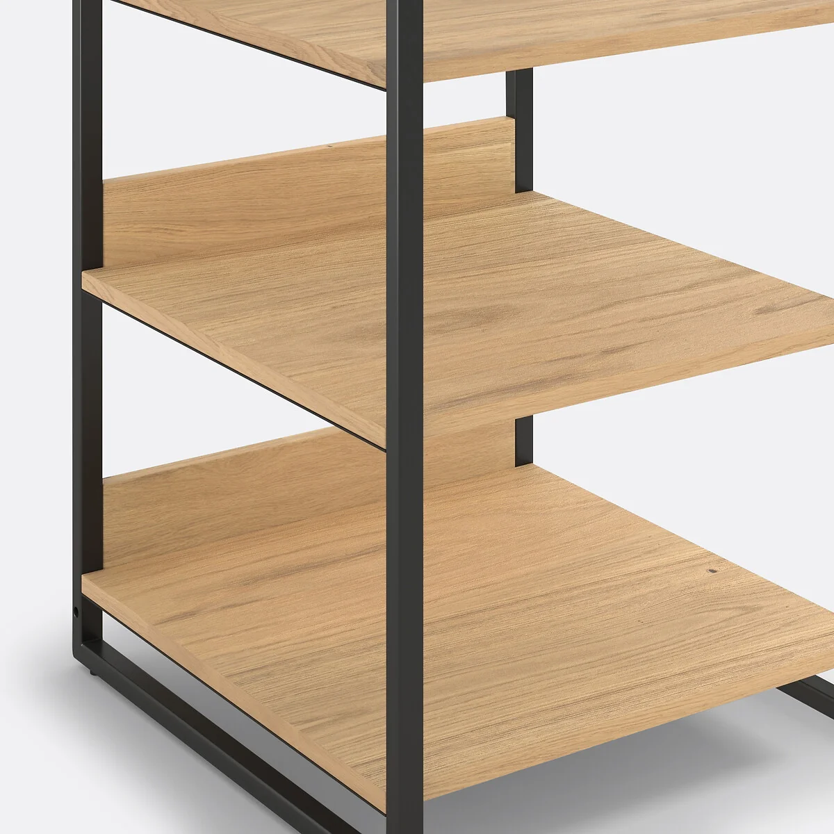 Hiba Modular Wardrobe Unit with 3 Shelves & Hanging Rail – image 5