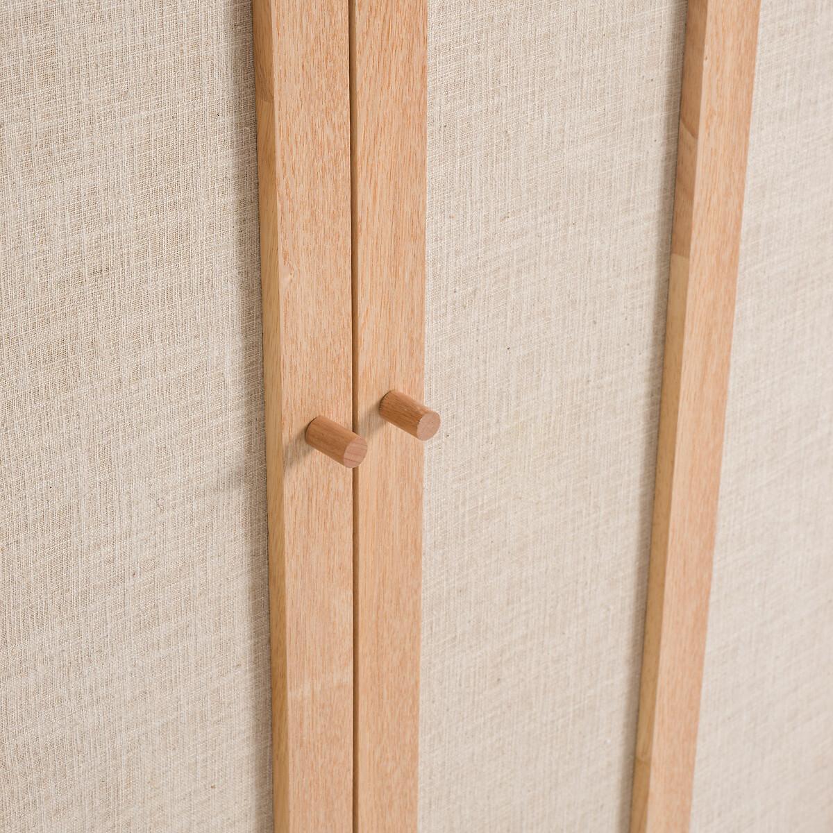 Esmara 2-Door Ash, Veneered and Linen Wardrobe – image 6