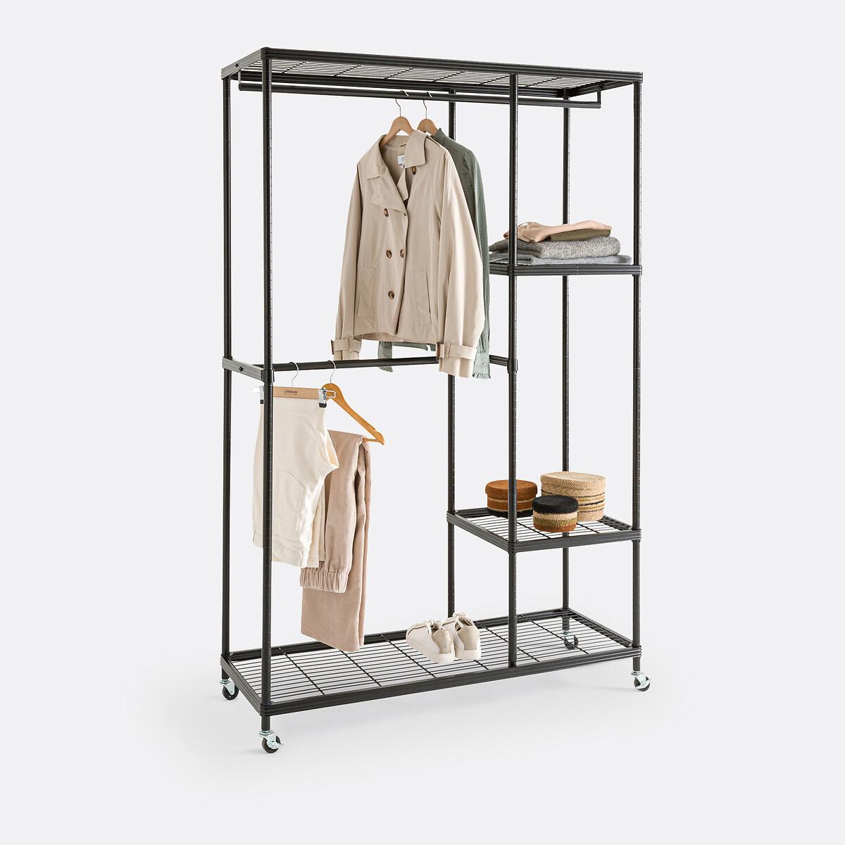 Fozzo 2-Rail Portable Wardrobe Unit – image 2