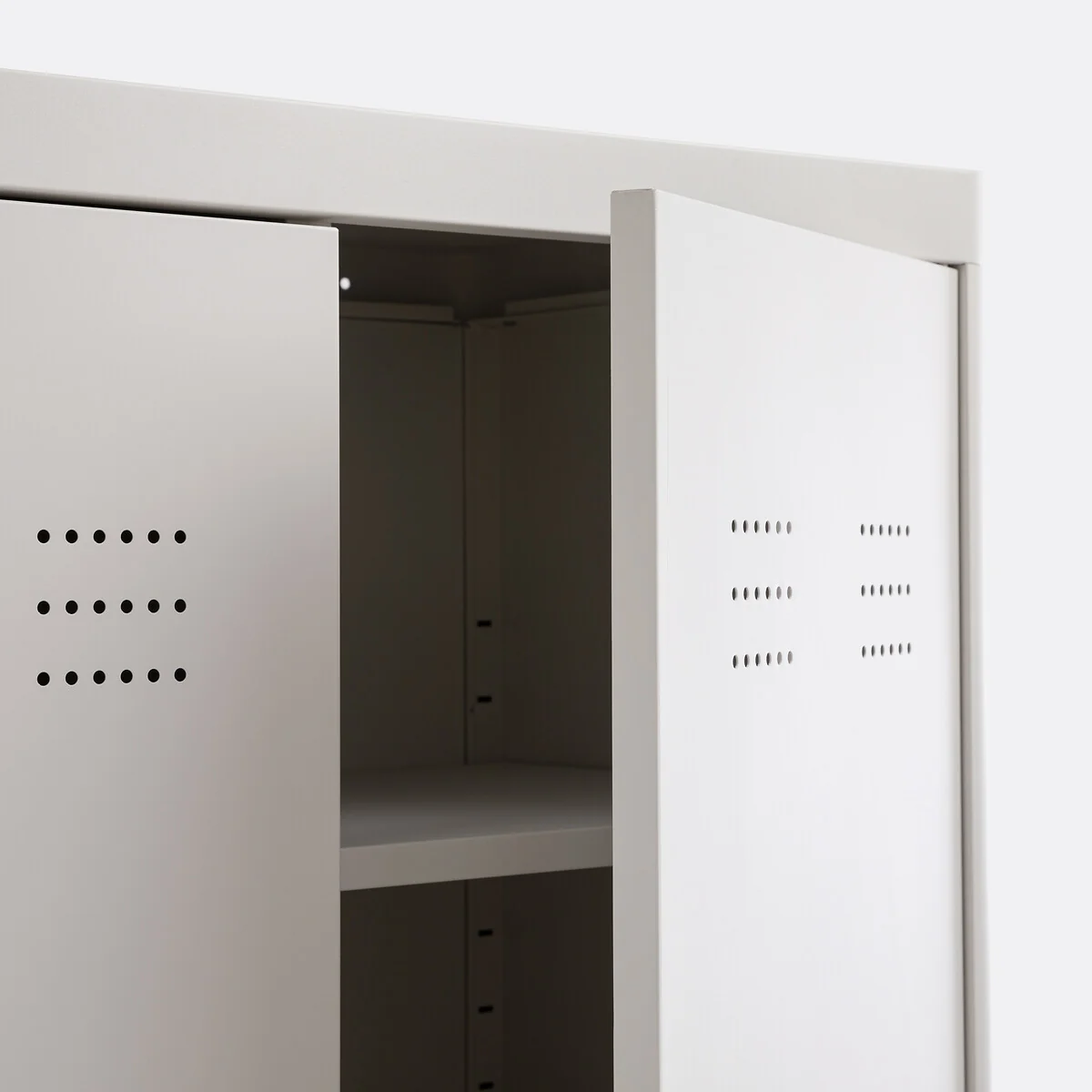 2-Door Wardrobe, Steel, Livona – image 5