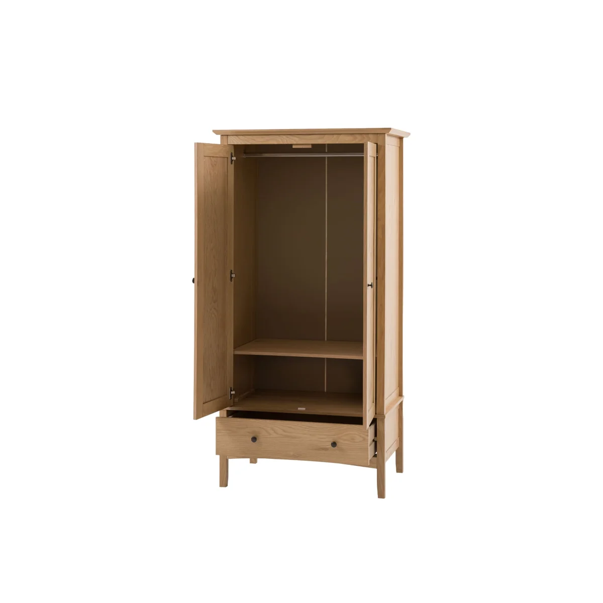 Gallery Direct Rye Double Wardrobe Natural – image 9