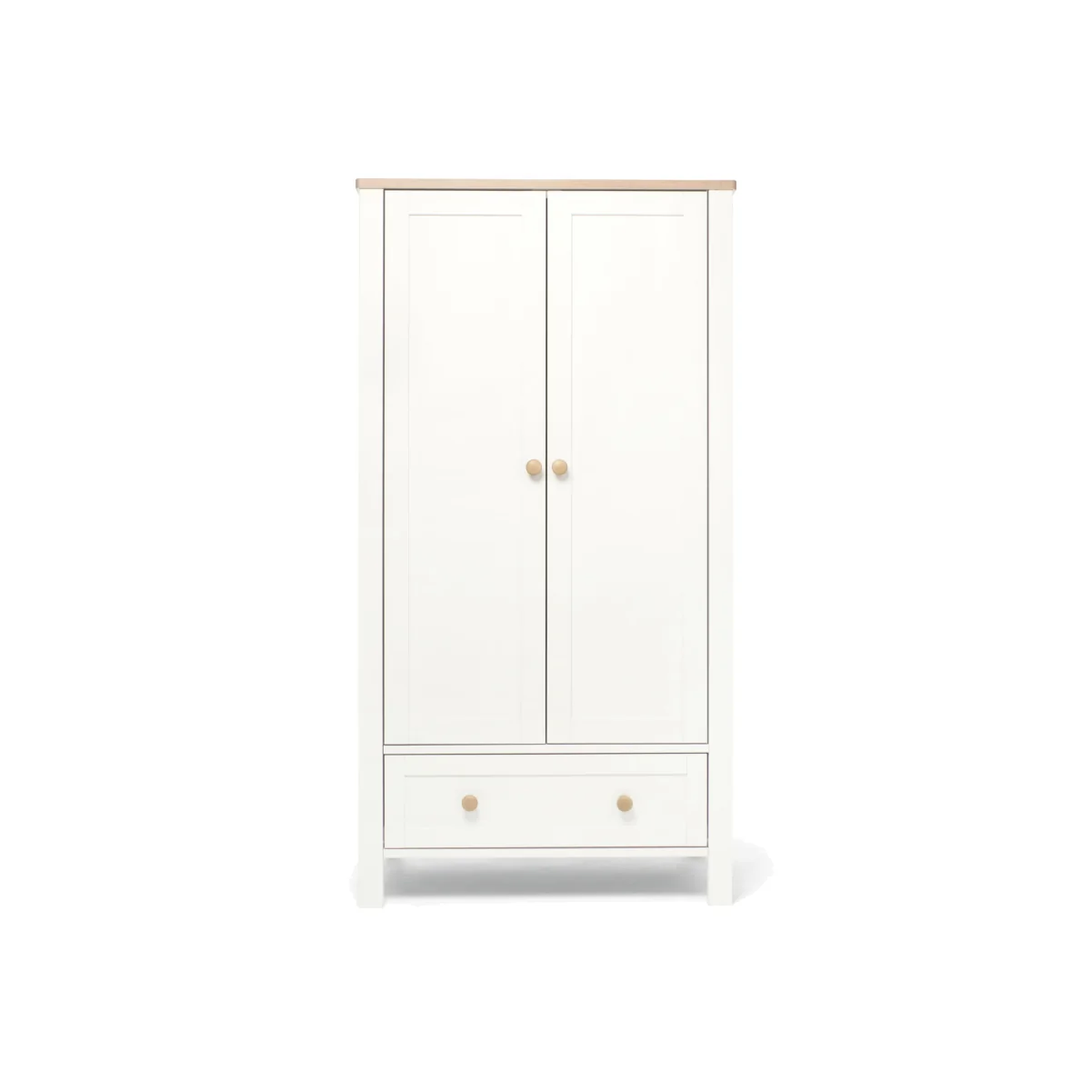 Mamas & Papas Wedmore Wardrobe - White Oak White Mix – image 1
