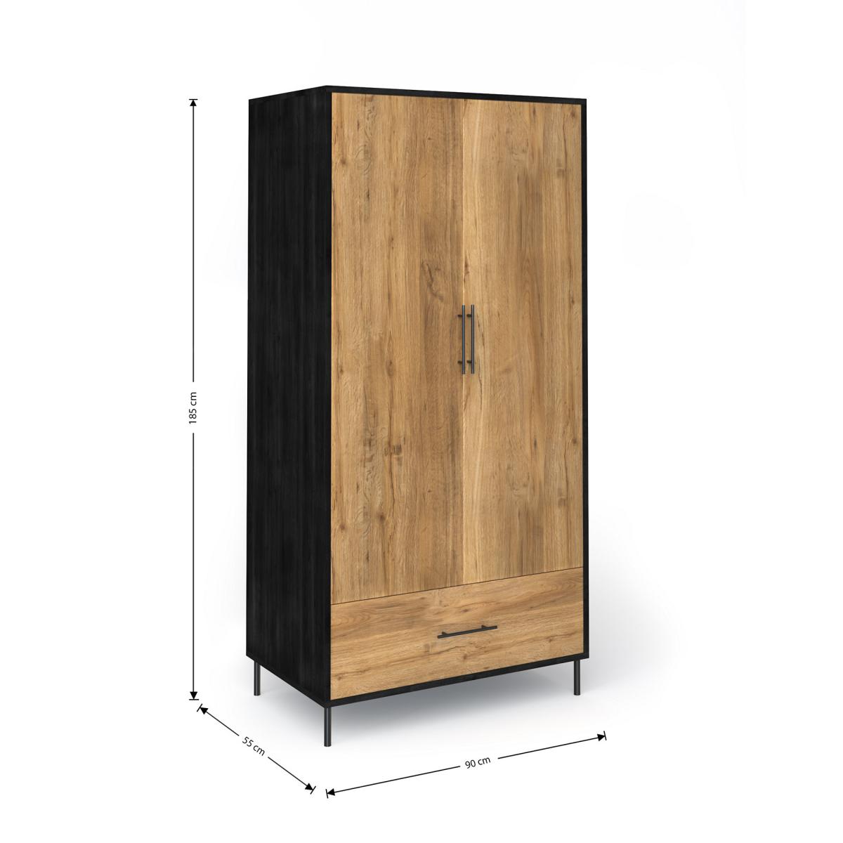 M&S Holt Double Wardrobe - Natural Mix, Natural Mix – image 6