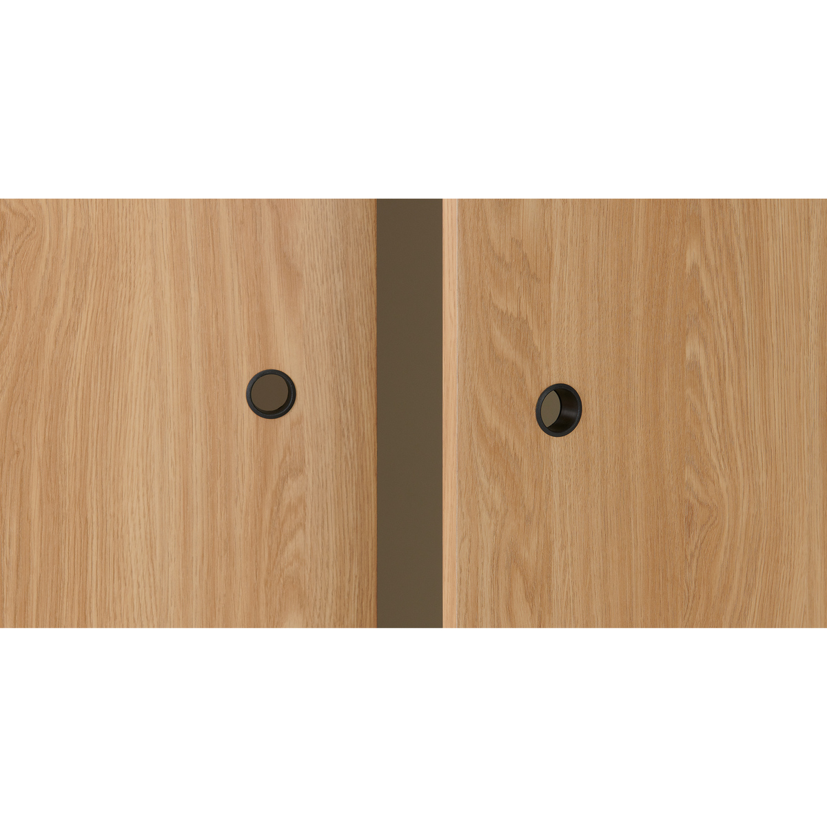 MADE Essentials Tyas Double Wardrobe, White and Oak Effect – image 4