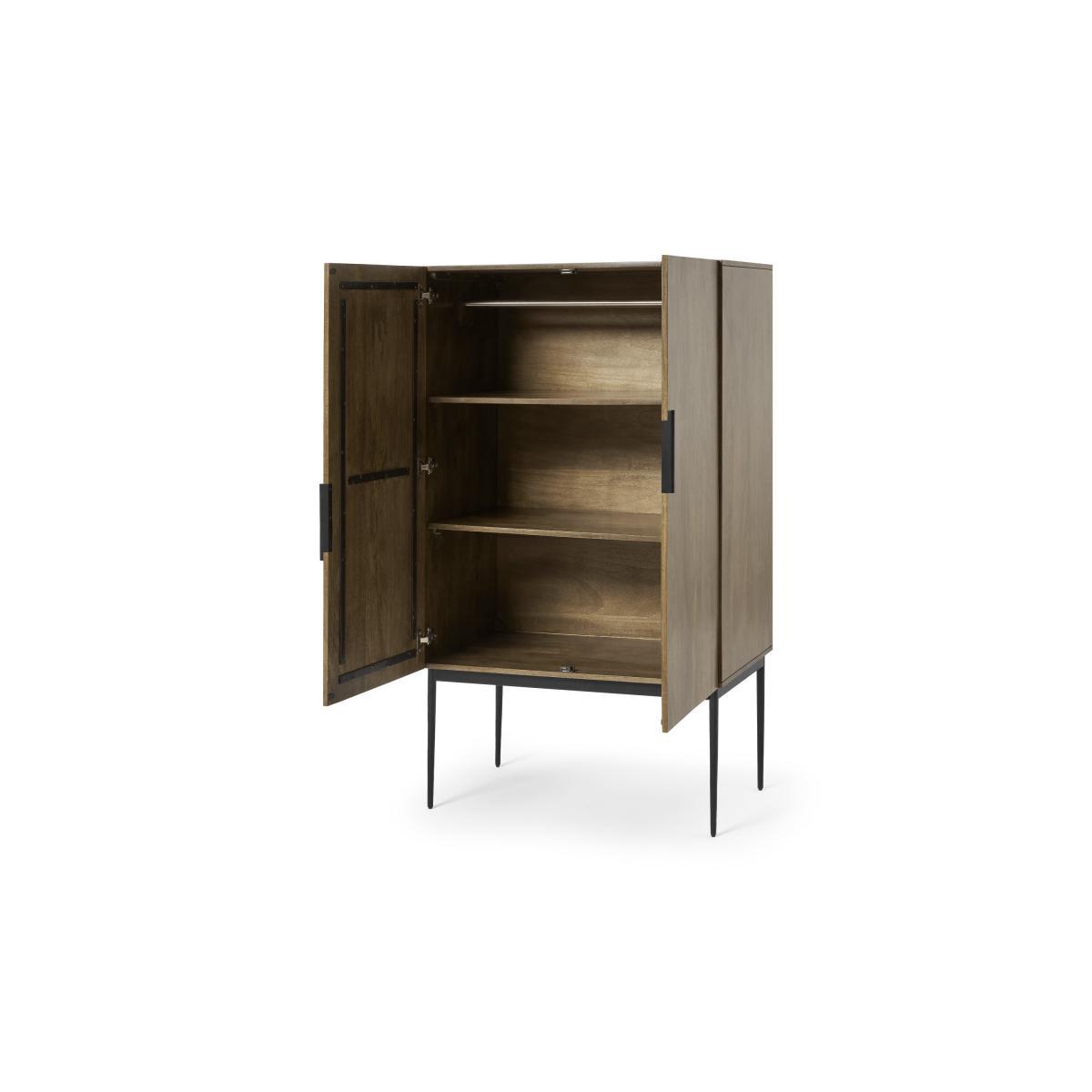 Rakara Clothes Storage, Warm Chestnut Mango Wood – image 4