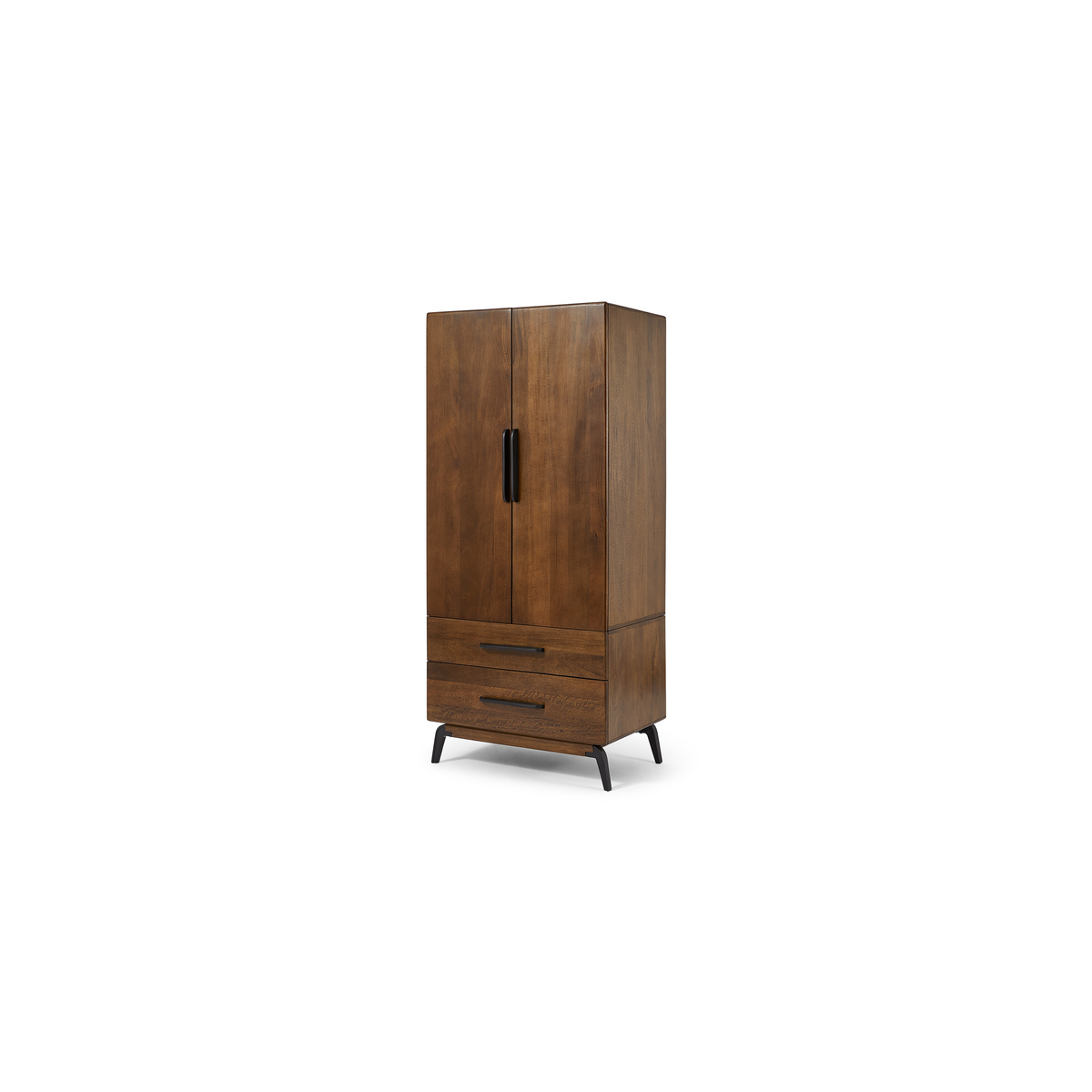 Lucien 2 Door Wardrobe, Mango Wood – image 2