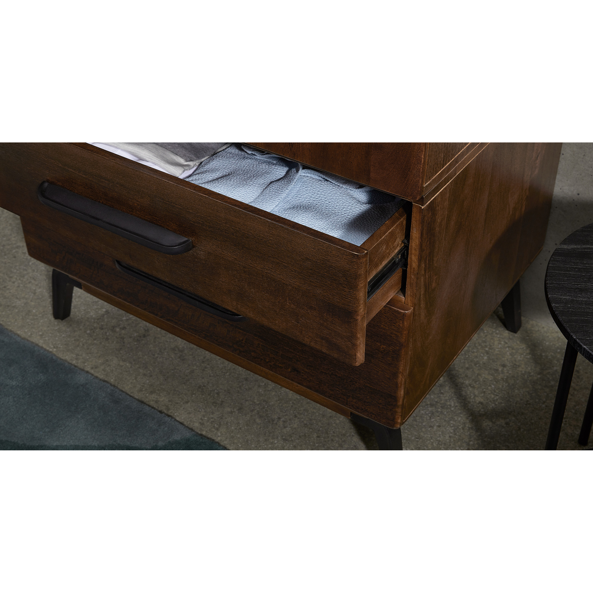 Lucien 2 Door Wardrobe, Mango Wood – image 4