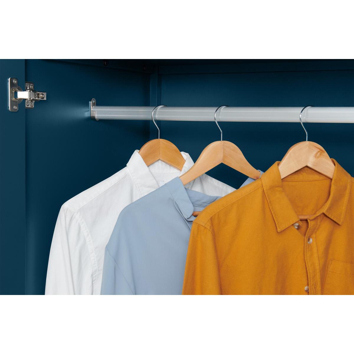 Donica Triple Wardrobe, Sapphire Blue – image 7