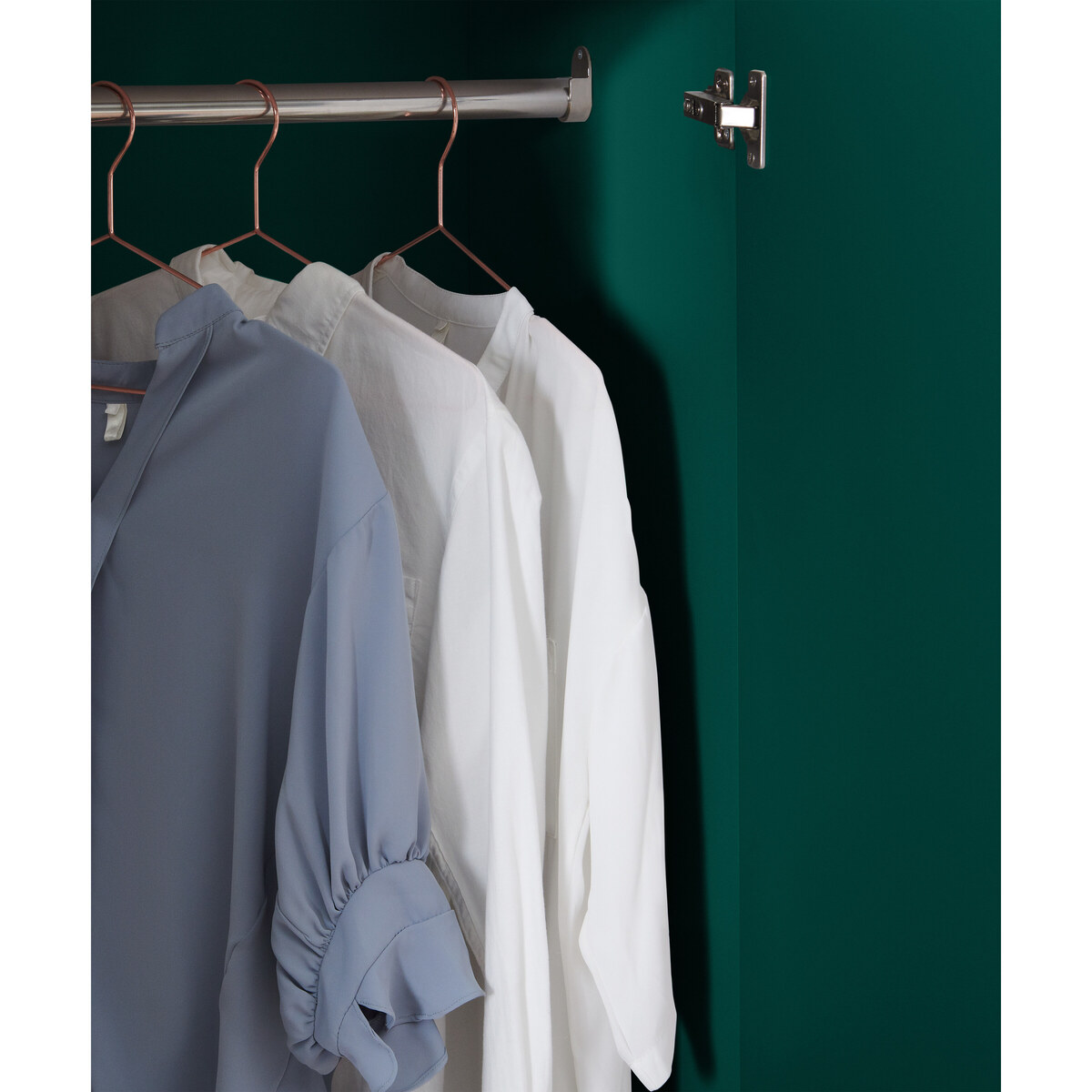 Ebro Triple Wardrobe, Peacock Green – image 4