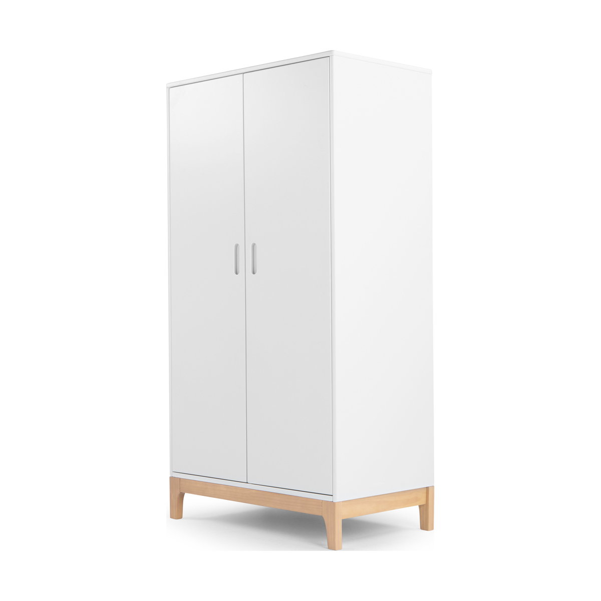 Linus Wardrobe, Pine and White – image 2