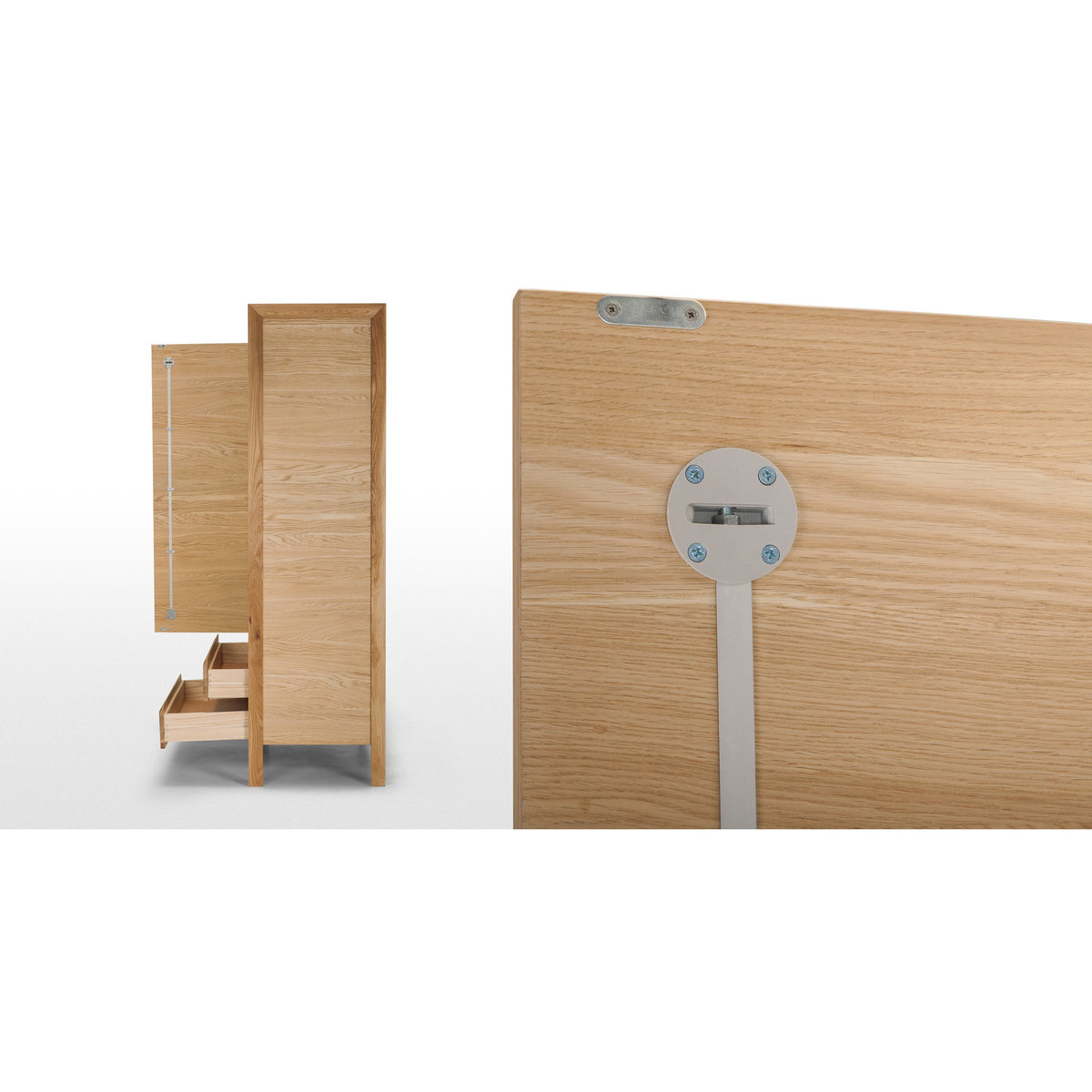 Ledger Wardrobe, Oak – image 8