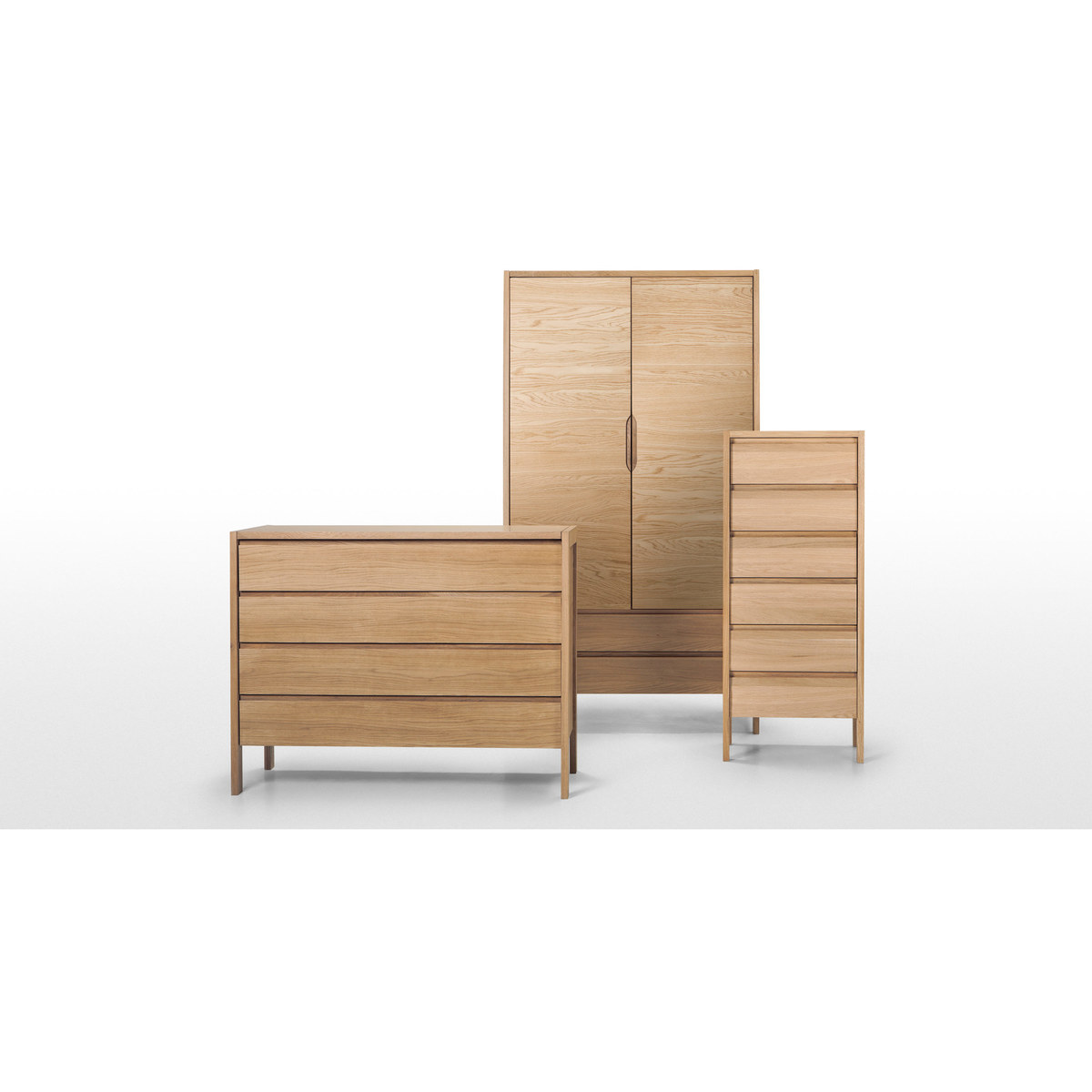 Ledger Wardrobe, Oak – image 9